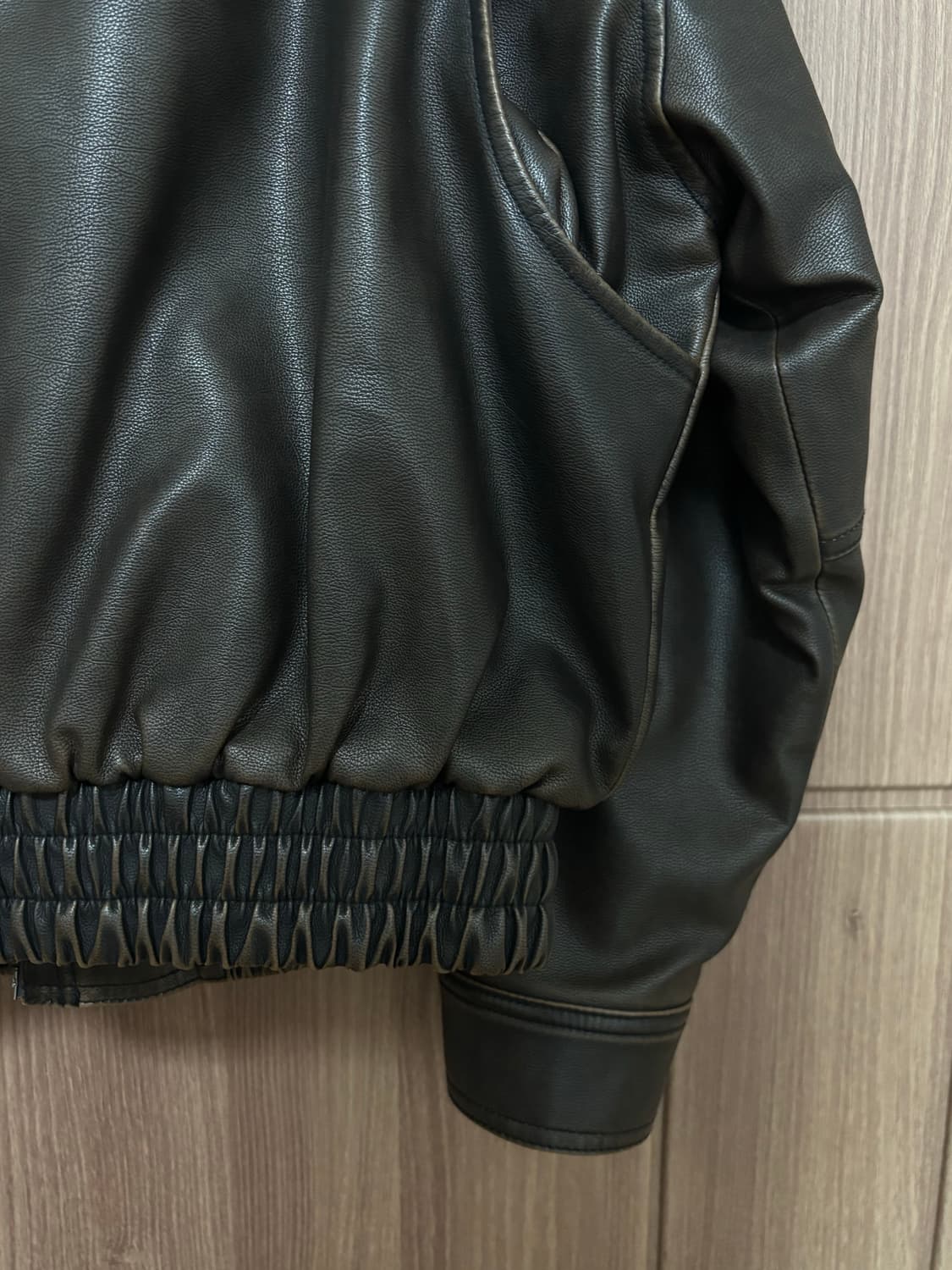 스튜디오 톰보이 브라운 가죽 자켓 상품이미지3