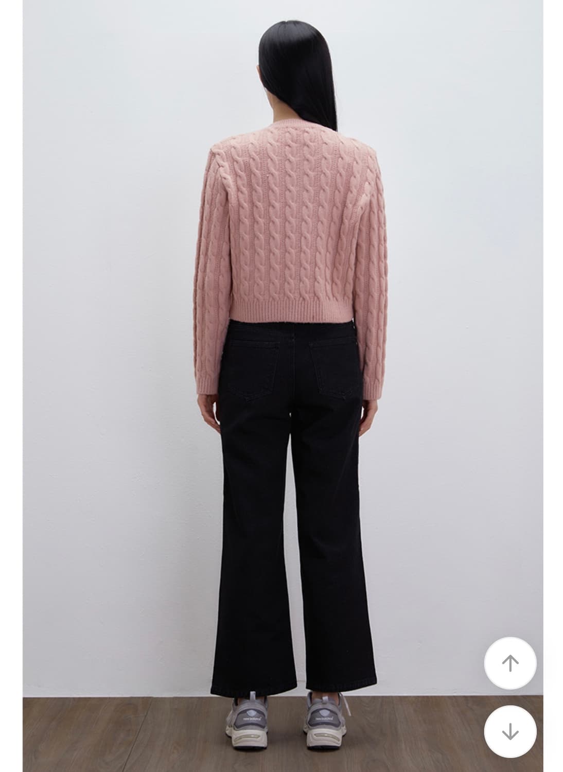 미쏘 라운드넥 케이블 가디건 (새상품) 상품이미지5