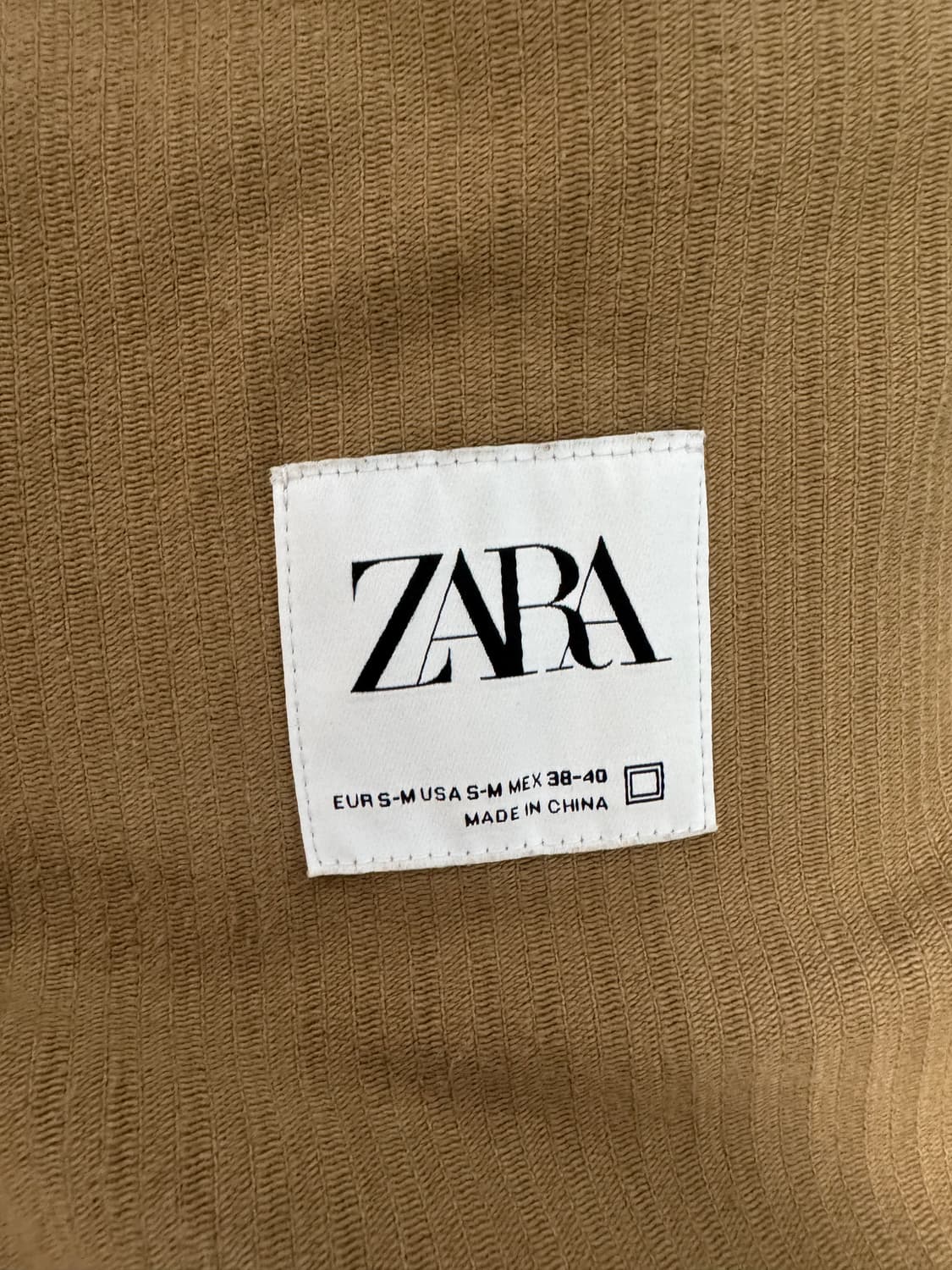 자라 코듀로이 자켓 한국L사이즈 상품이미지2