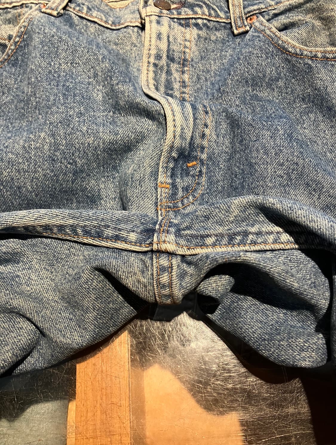 80s USA 빈티지 리바이스 505 데님 팬츠 상품이미지8