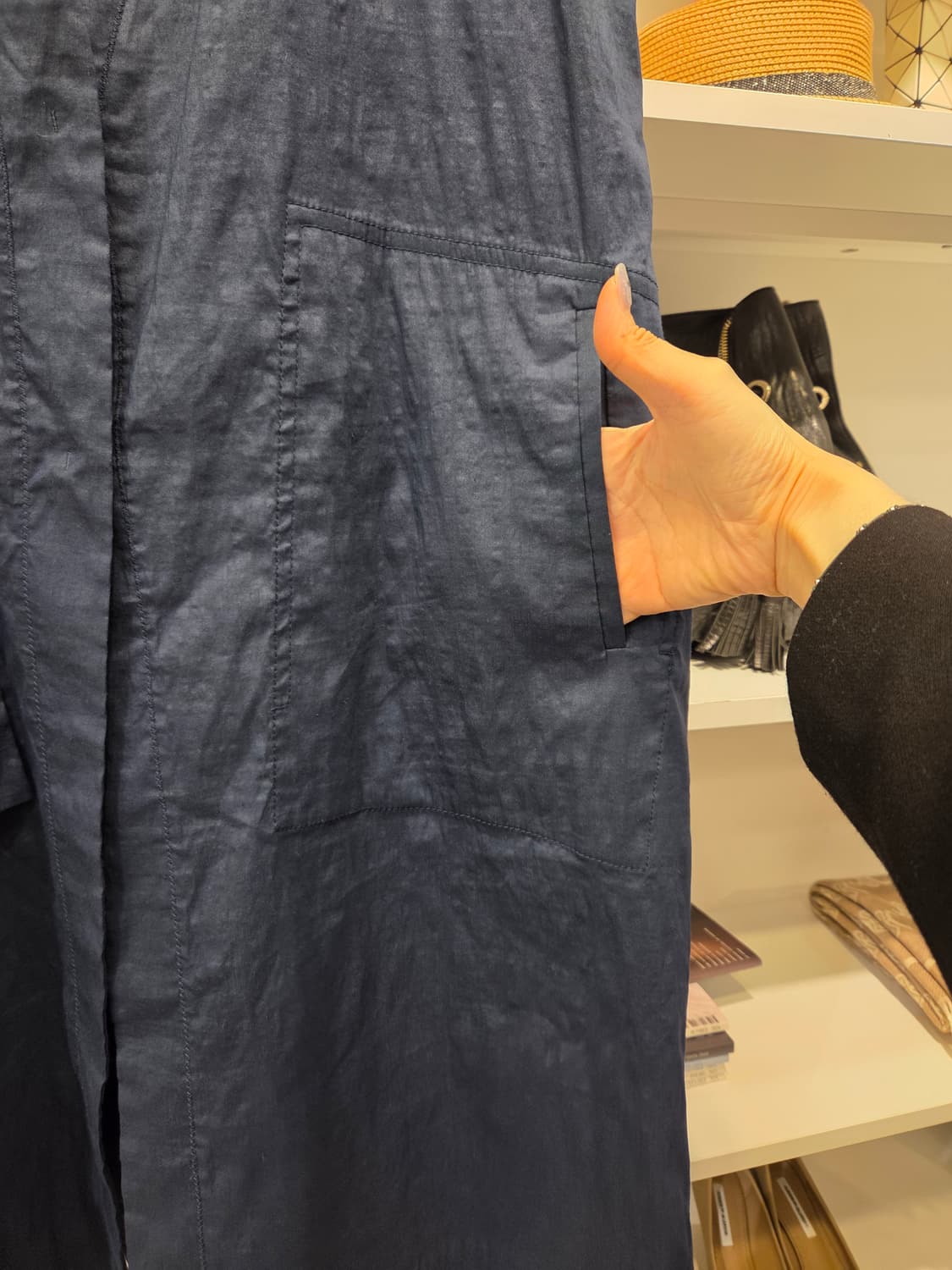 KUHO 구호 린넨 롱 베스트 상품이미지6