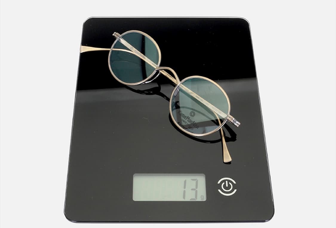 가메만넨 102 엔틱 골드 티타늄 안경 판매합니다. 상품이미지2