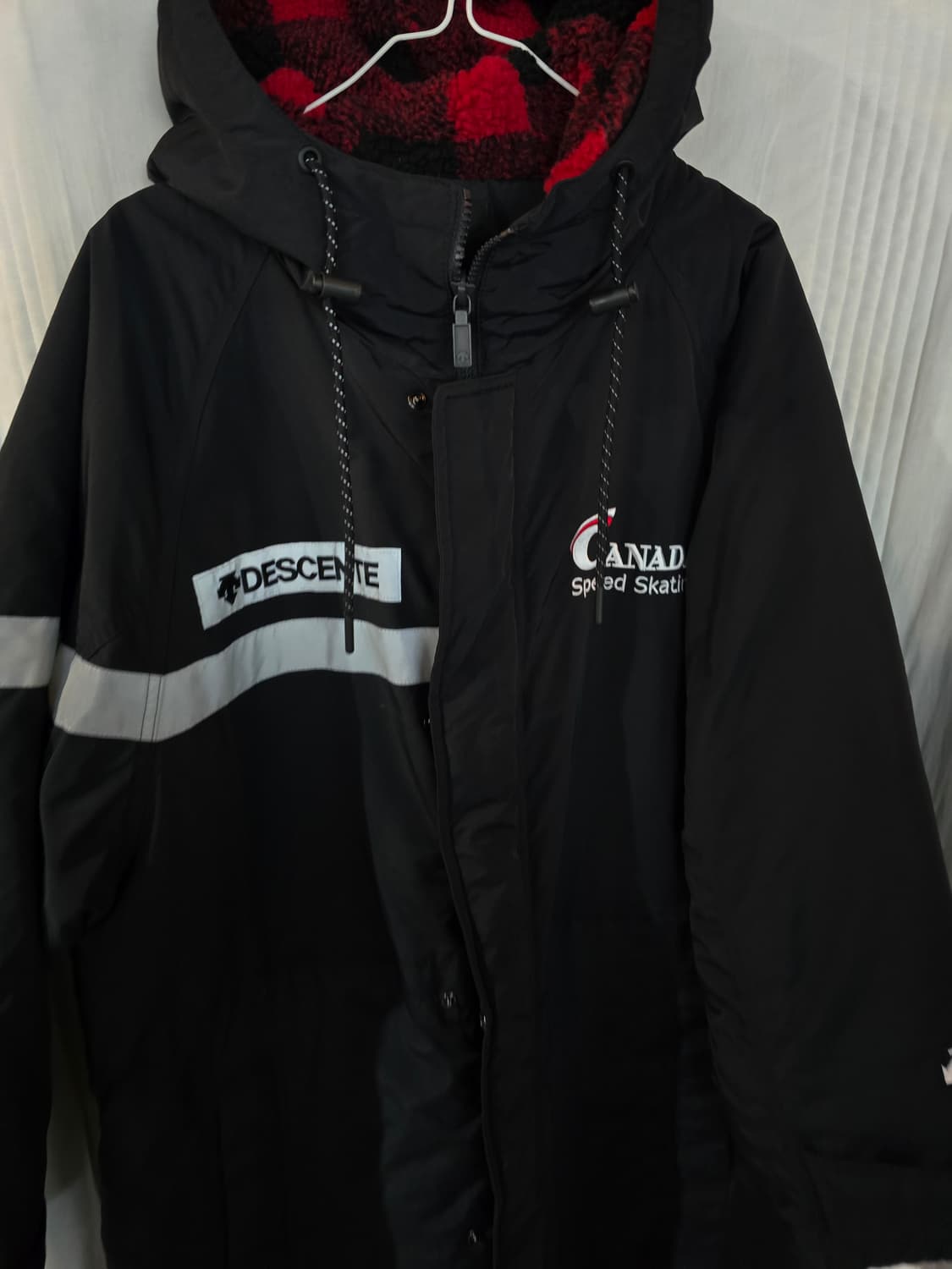 데상트 캐나다 오버핏 스피드 스케이팅 롱 점퍼 상품이미지1