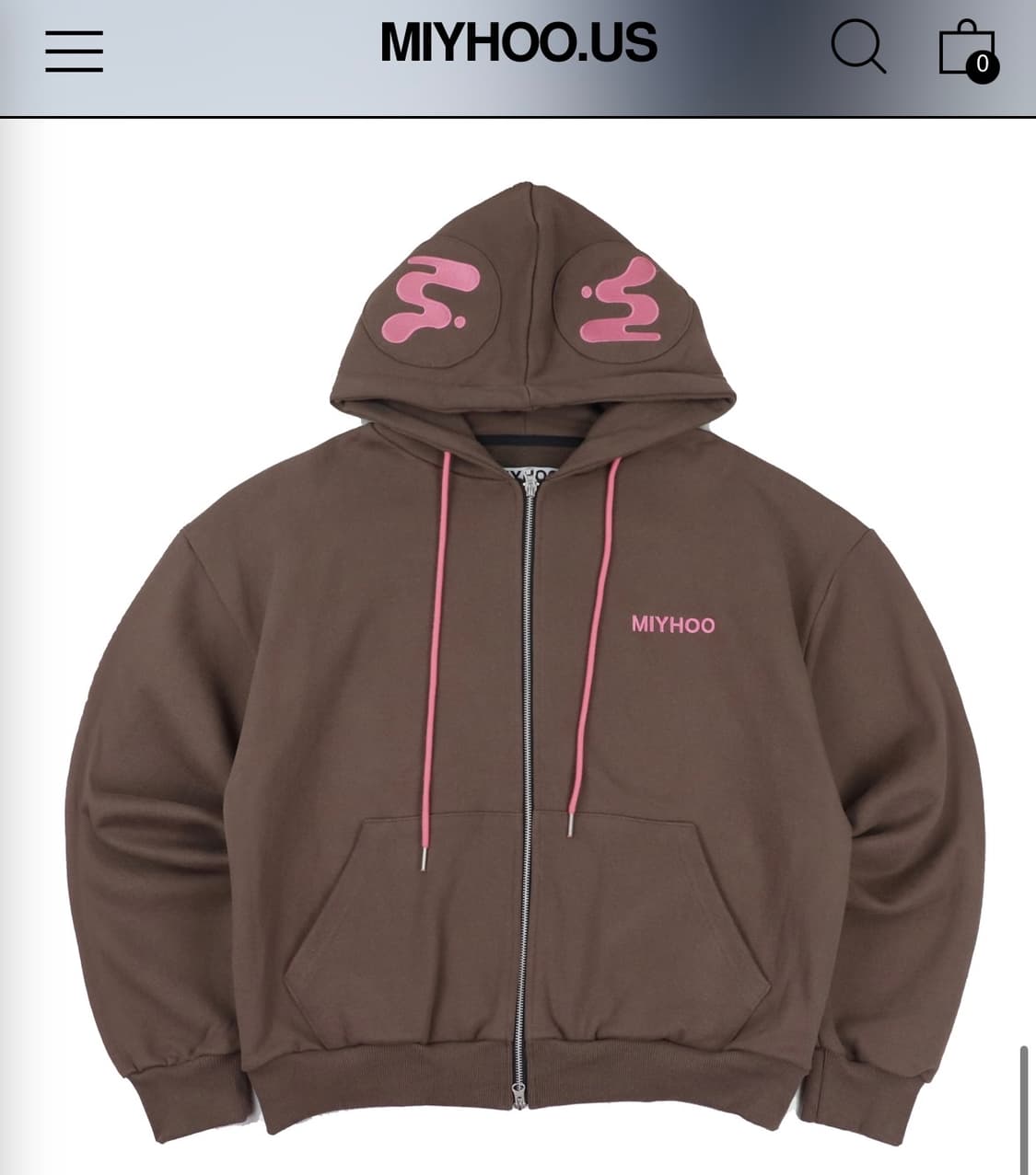 미와이후 MIYHOO 후드집업 상품이미지1