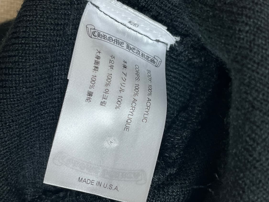 크롬 하츠 / 로고 비니 / 블랙 / 사이즈 free 상품이미지4