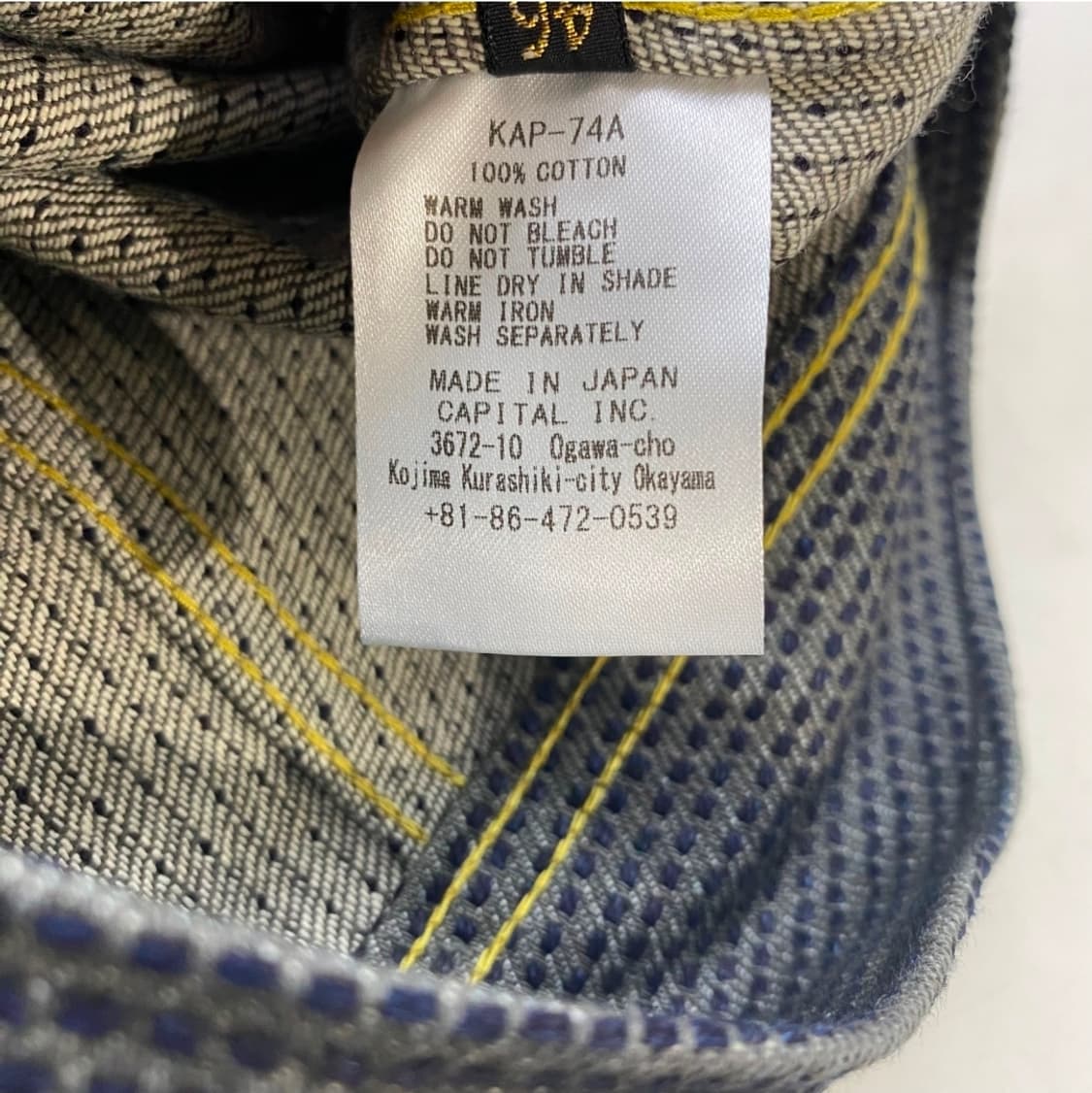 캐피탈 센츄리 데님 웨스터너자켓 레귤러 상품이미지3