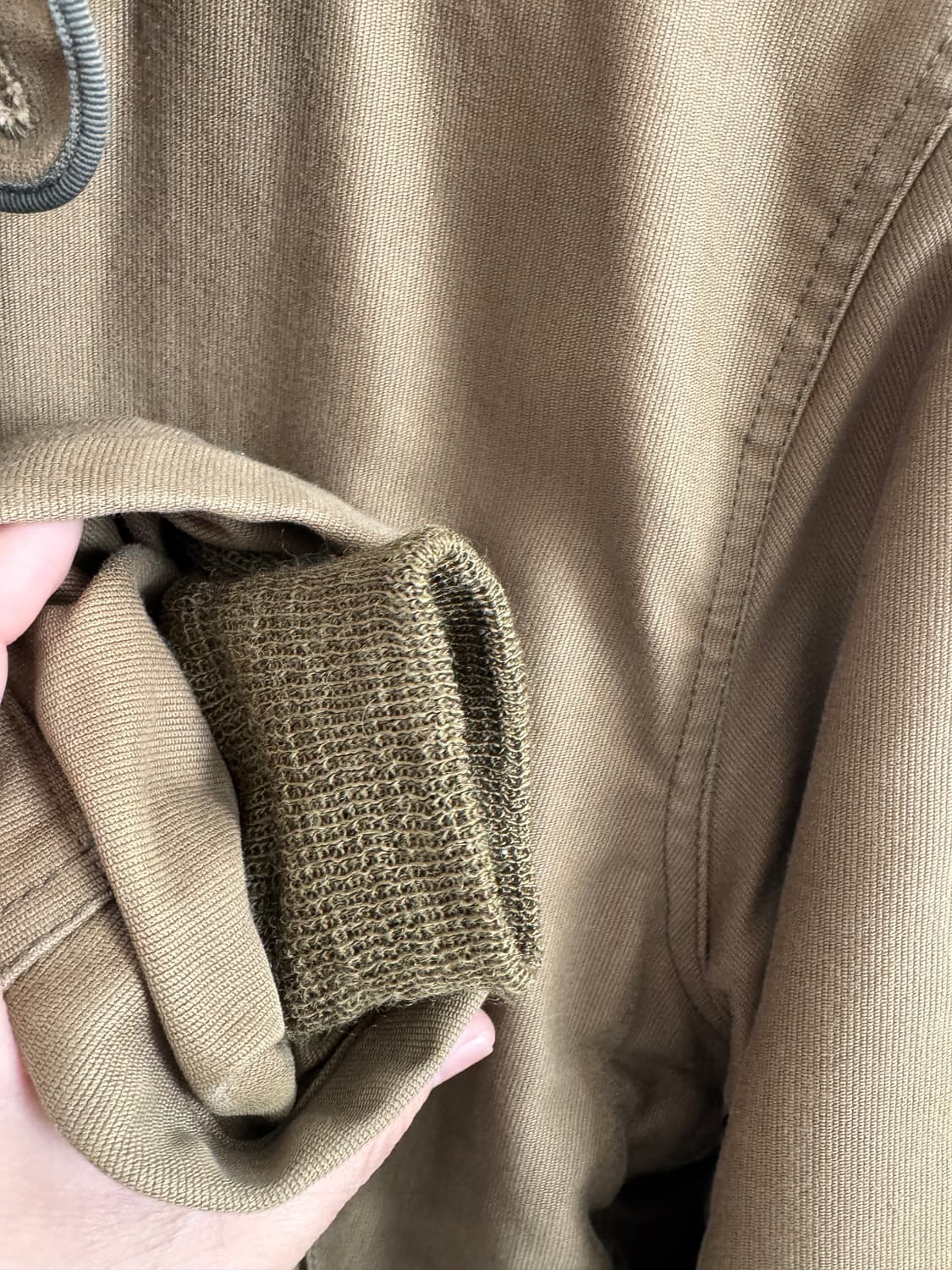 리얼맥코이 N-1 덱자켓 카키 상품이미지6