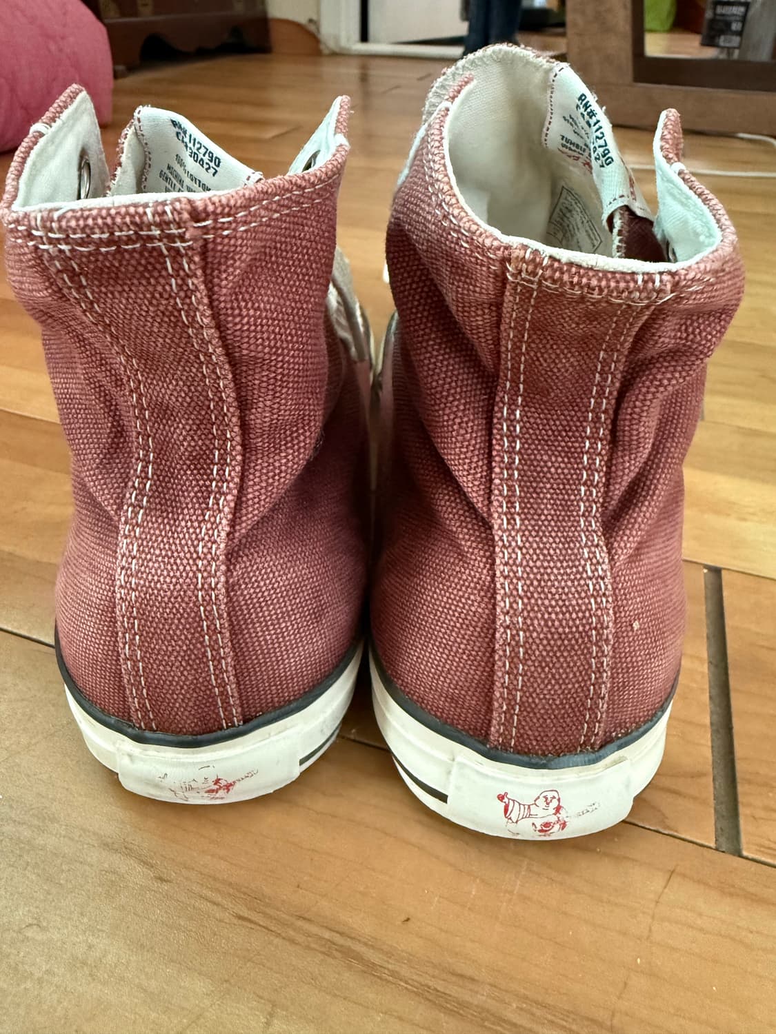 True Religion 하이탑 스니커즈 버건디 상품이미지4