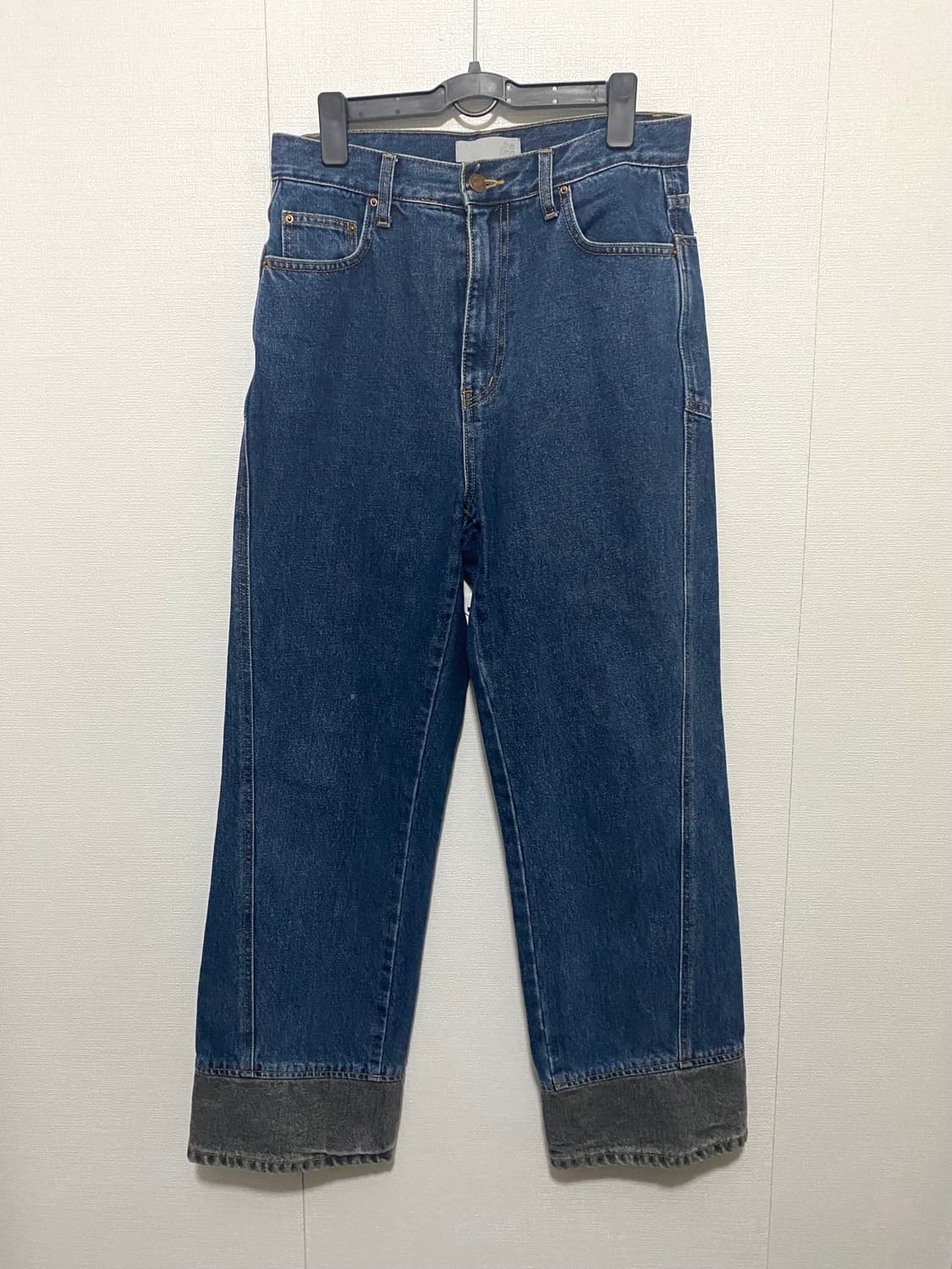 더일마 체크드 롤업진  상품이미지3