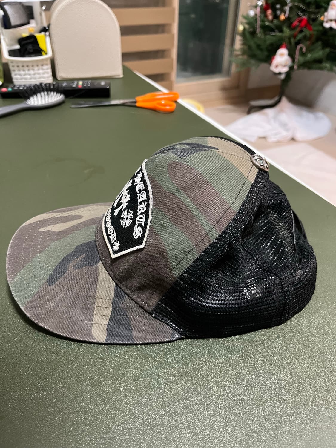 크롬하츠 세메터리 킹타코 메쉬 트러커 캡 모자 카모 OS 상품이미지2