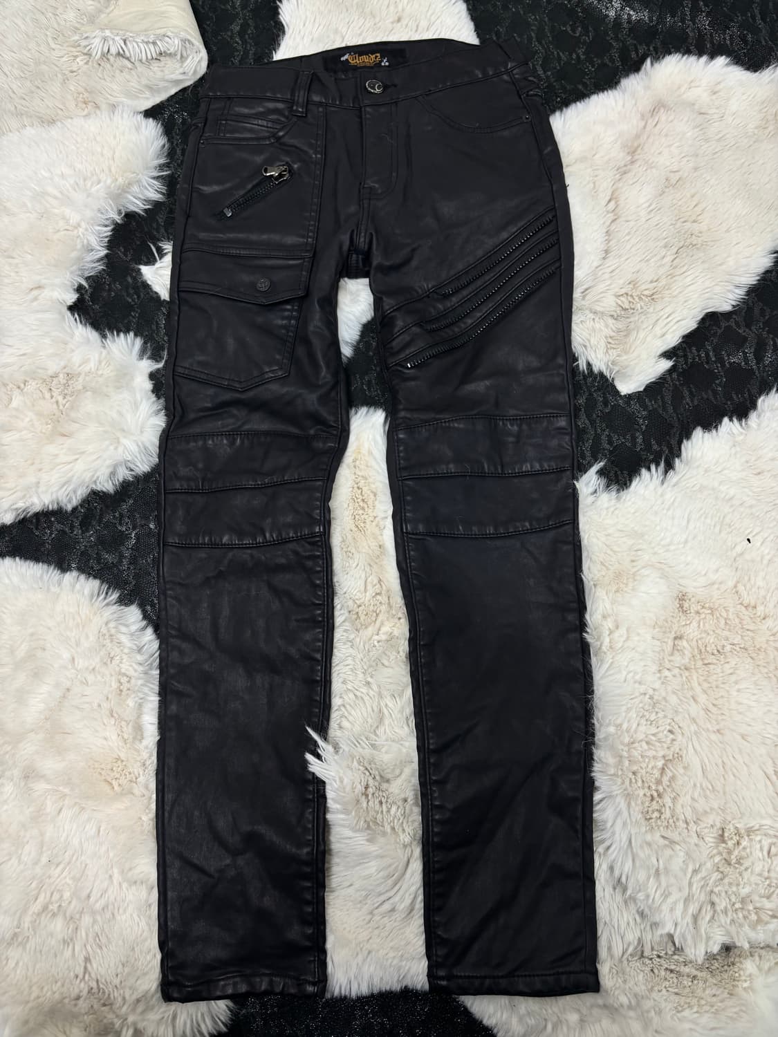 [CLOUD72]Back Wings Print RockChic Coate 상품이미지8