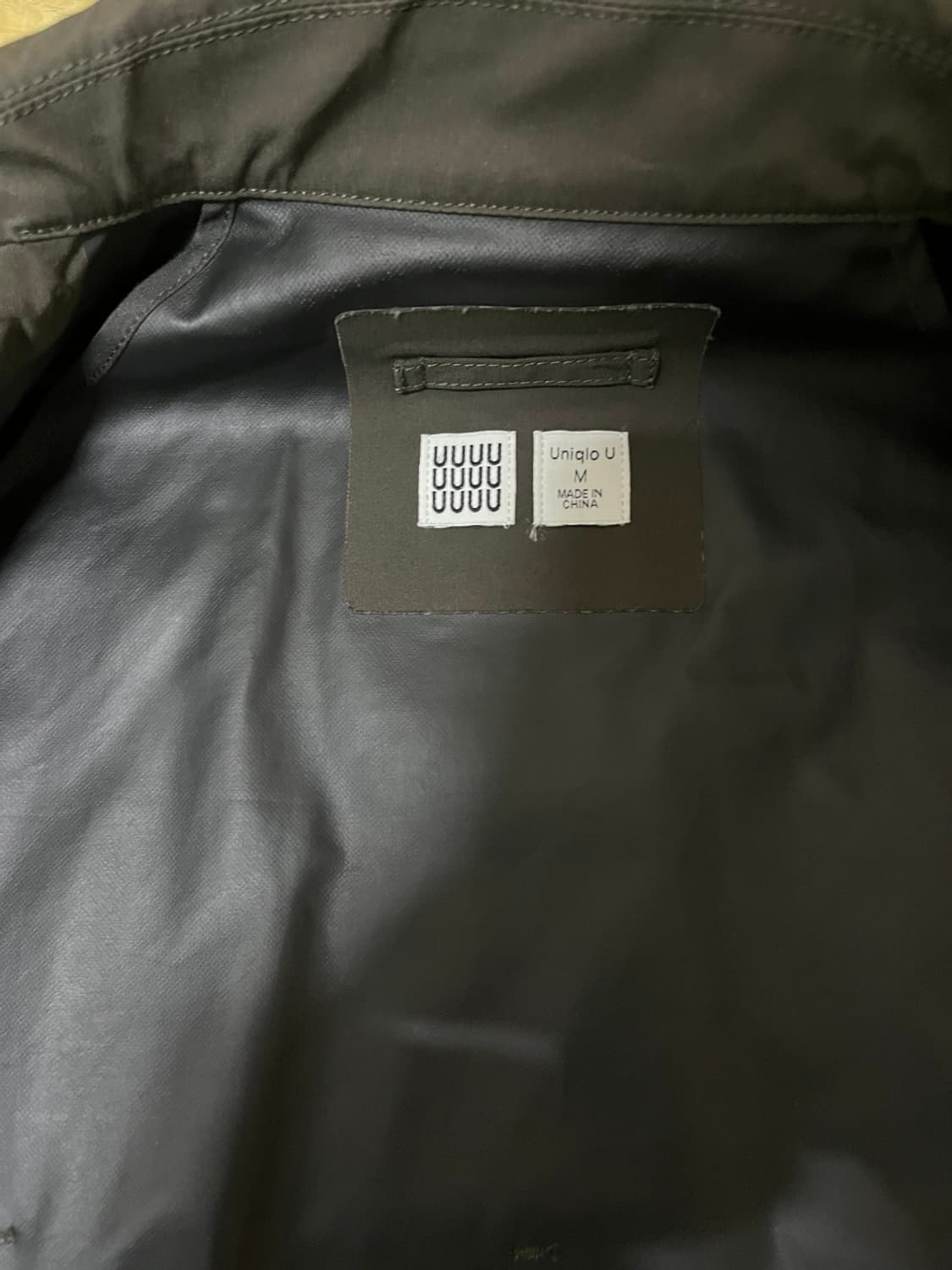 유니클로u 블록테크 싱글코트 상품이미지5