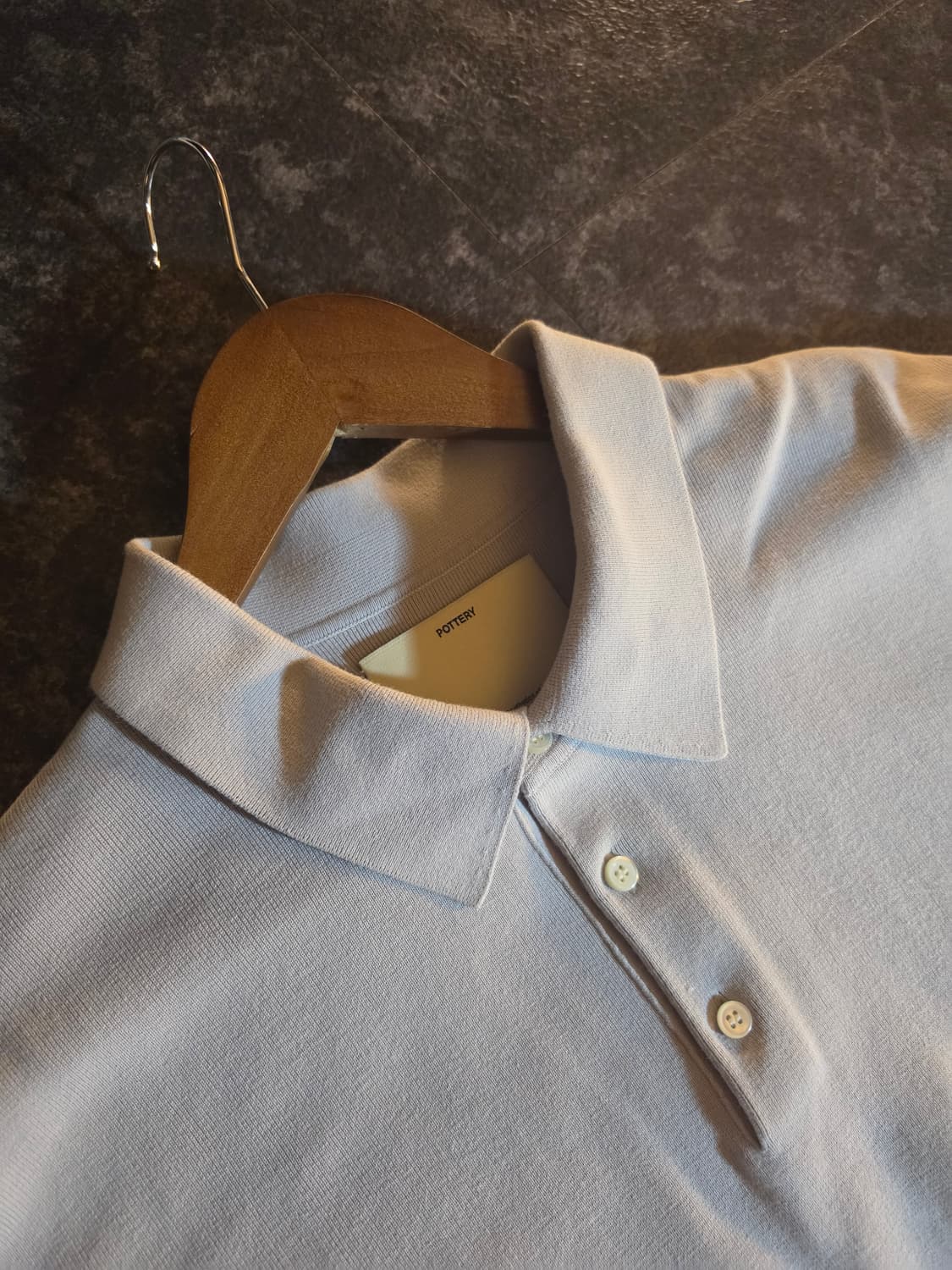 #포터리 실버그레이 컴포트 하프 니트 105 상품이미지8