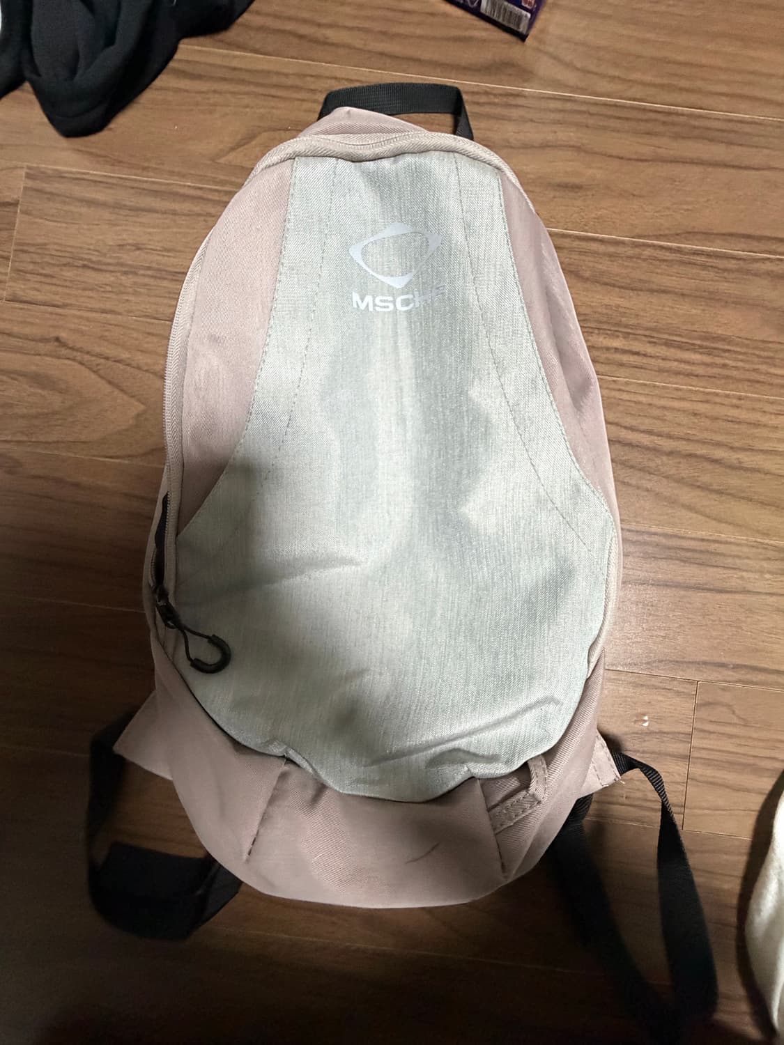 미스치프 롬버스 백팩 핑크그레이 상품이미지2