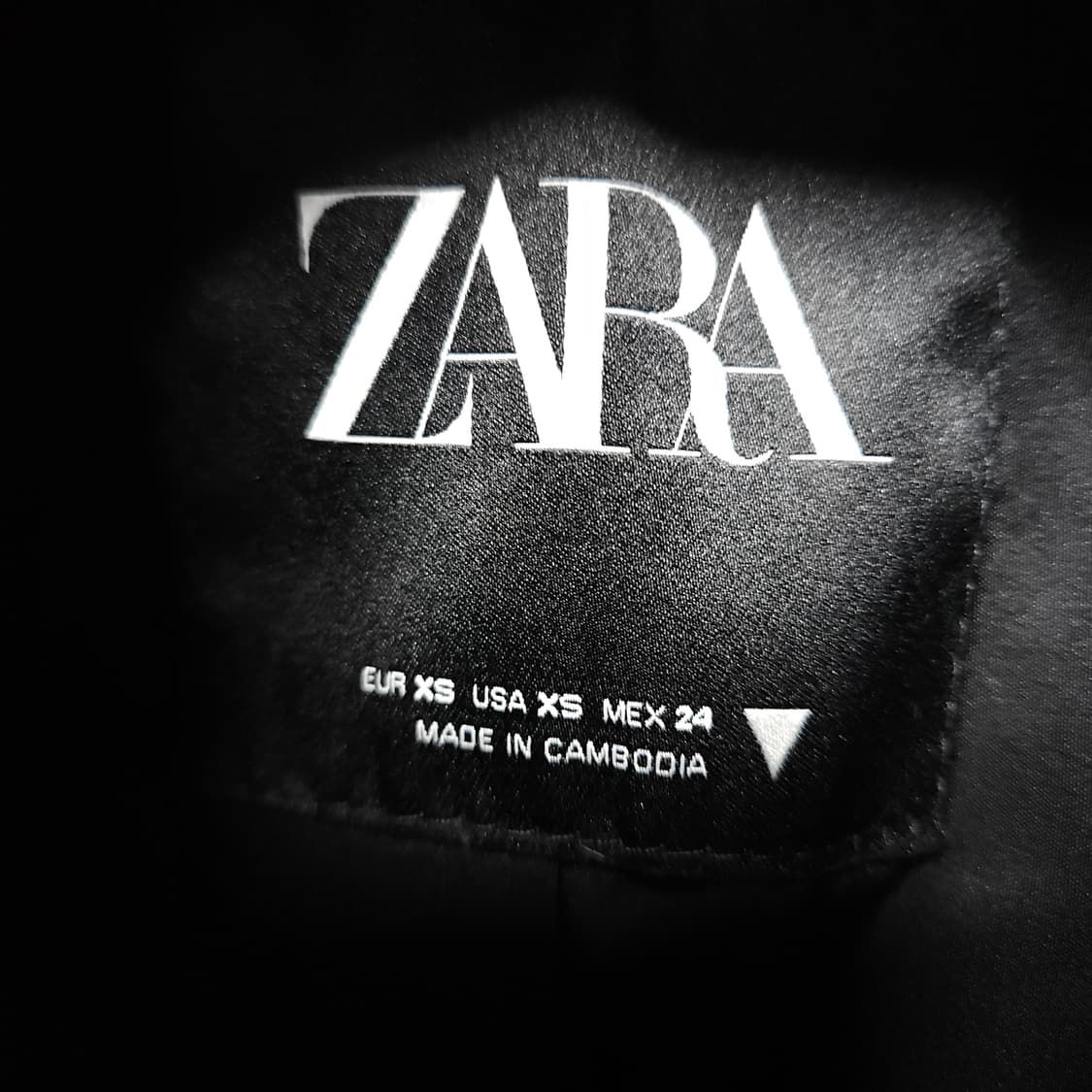 XS ) 자라 여성 크롭 라이더 자켓 상품이미지4