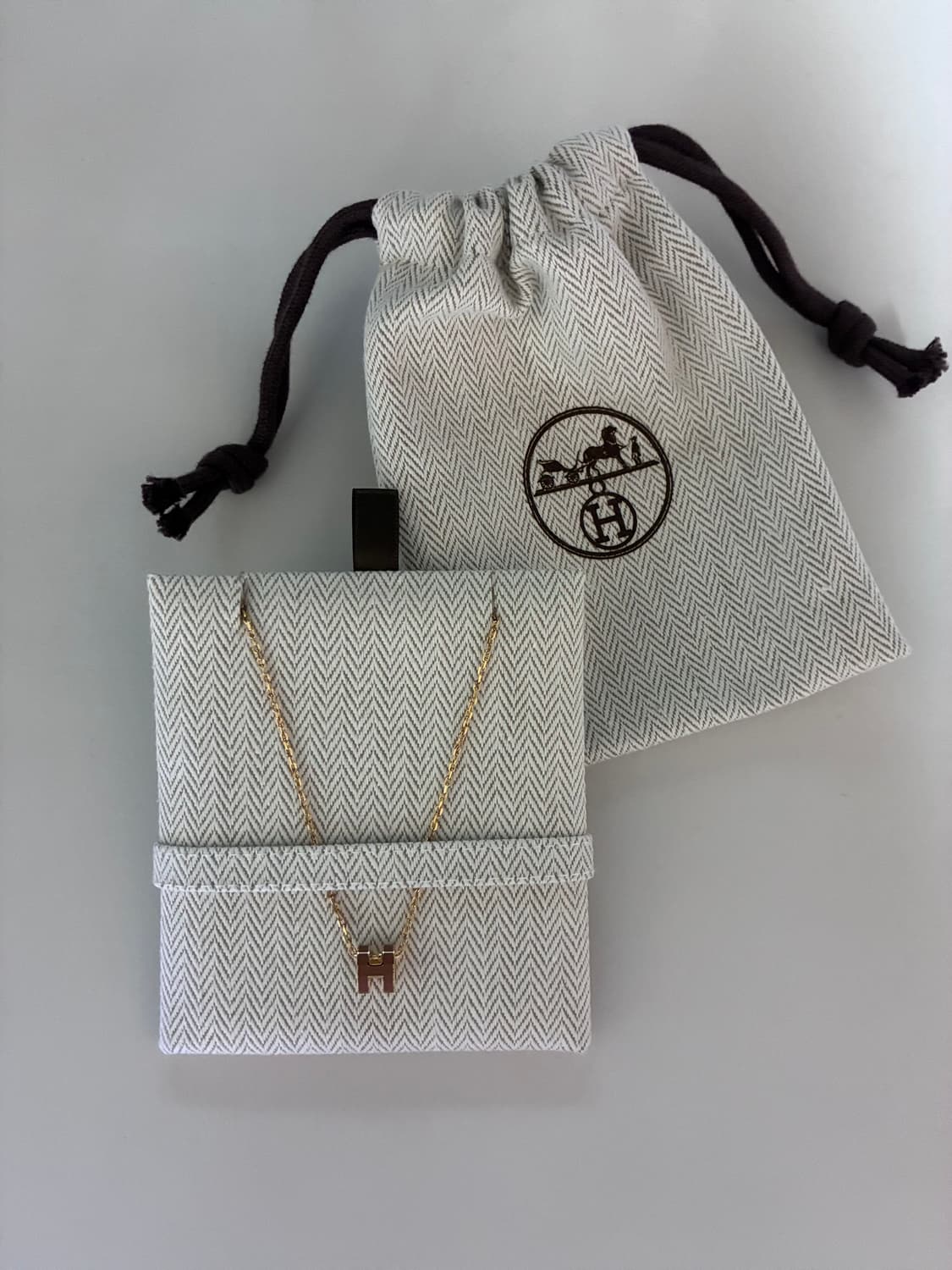 에르메스 미니 팝아슈 로즈골드 브라운 상품이미지1