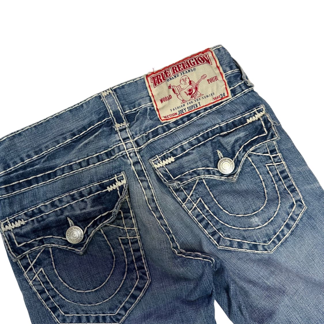 트루릴리전 화이트 스티치 조이슈퍼티 워싱데님진 29 상품이미지4