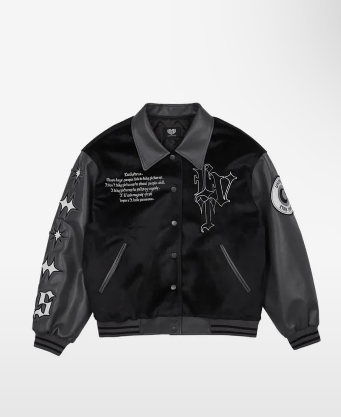 러브이즈트루 바시티 차콜 상품이미지1