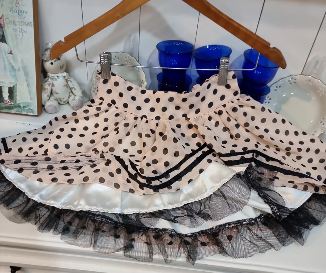 Tralala트랄라라치마 도트 캉캉 튤 미니 스커트 상품이미지9