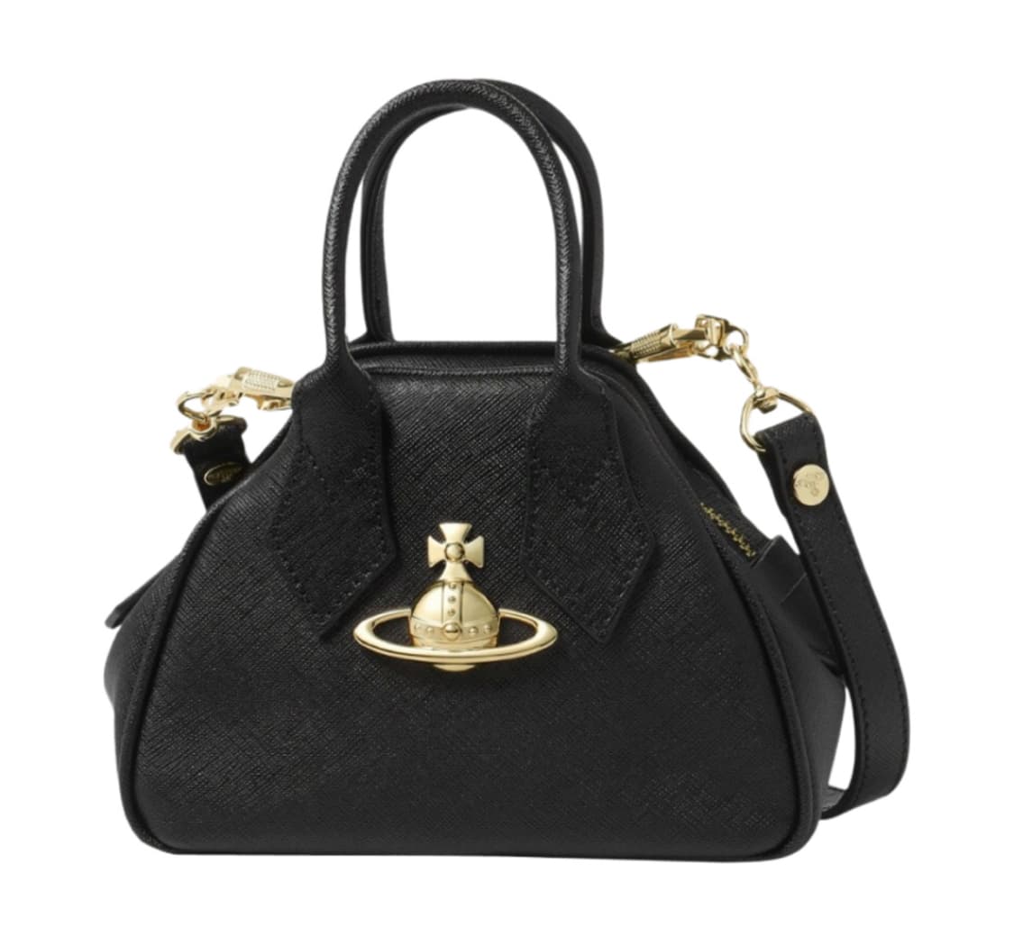 비비안 웨스트우드 사피아노 미니 야스민 핸드백 블랙 상품이미지1