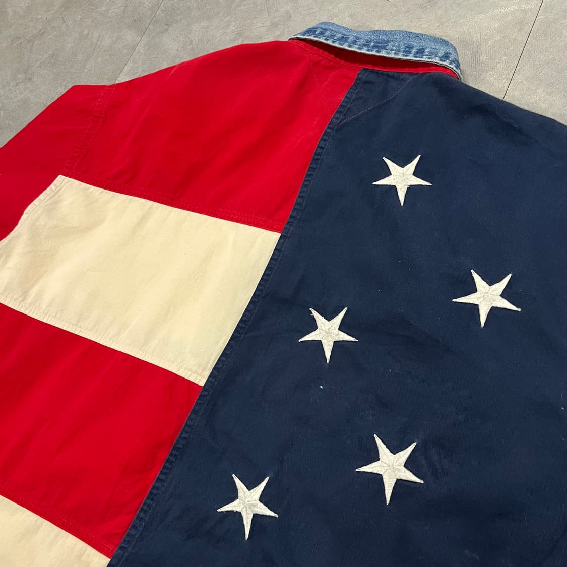 90s TommyJeans 성조기 셔츠 (110) 상품이미지6