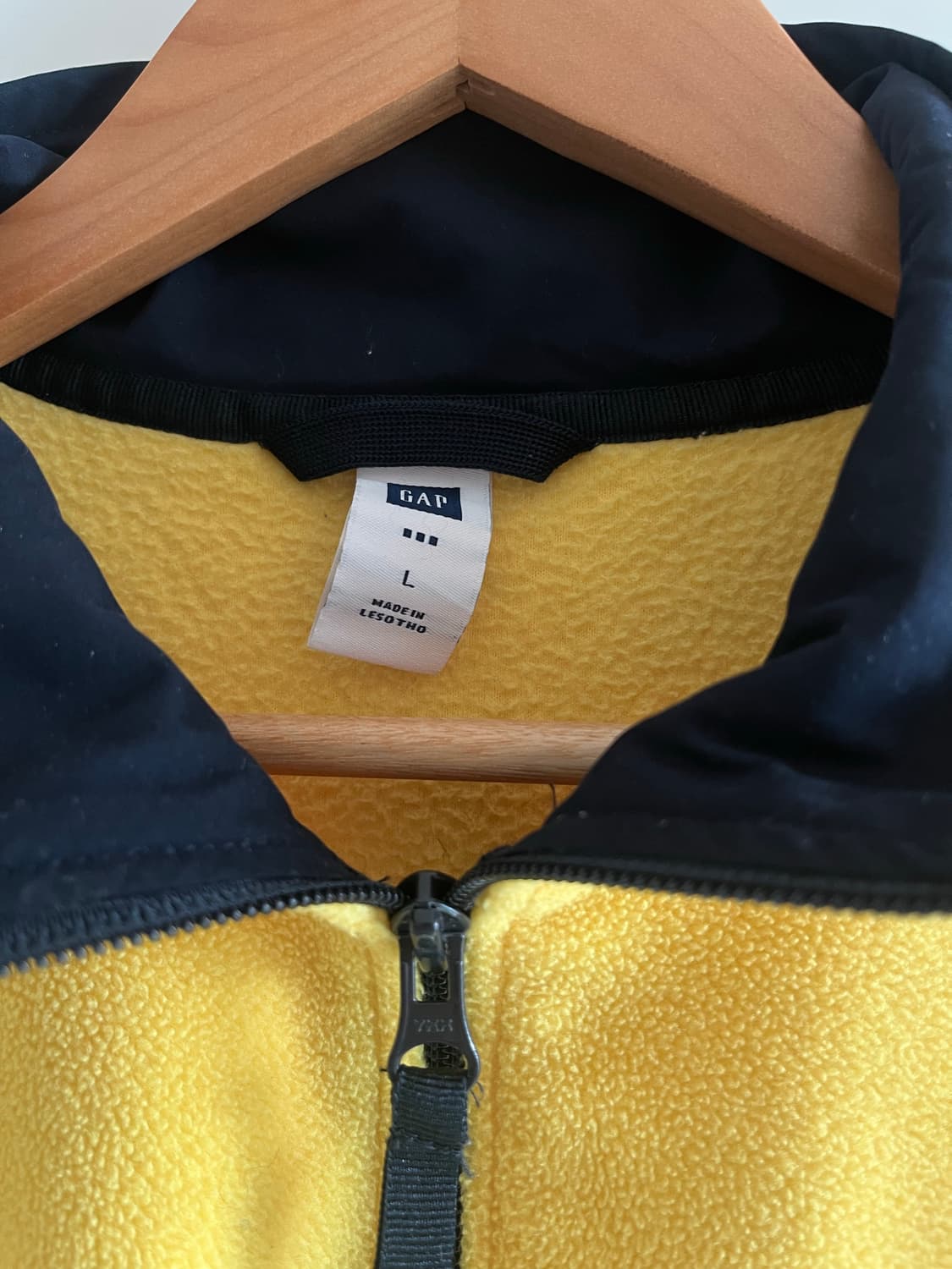 GAP 갭 노란색 하프집업 L 라지 상품이미지3