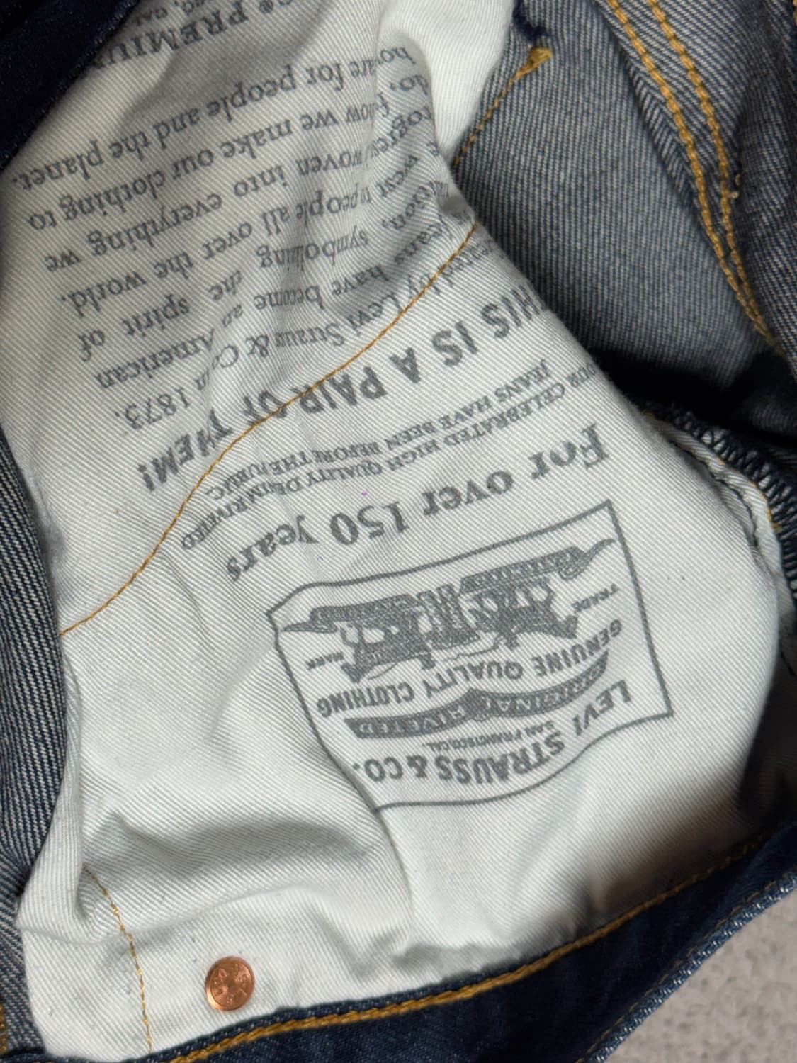 Levi’s 리바이스 517 빅E 부츠컷 플레어진 데님 청바지  상품이미지10