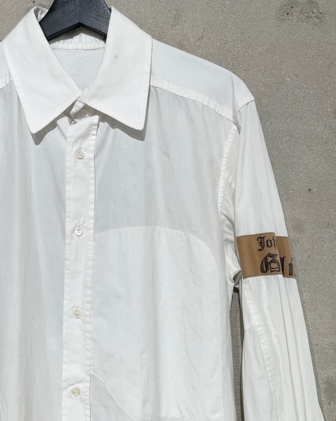 존 갈리아노 06S/S 화이트 EUREKA 런웨이 암밴드 셔츠 상품이미지4