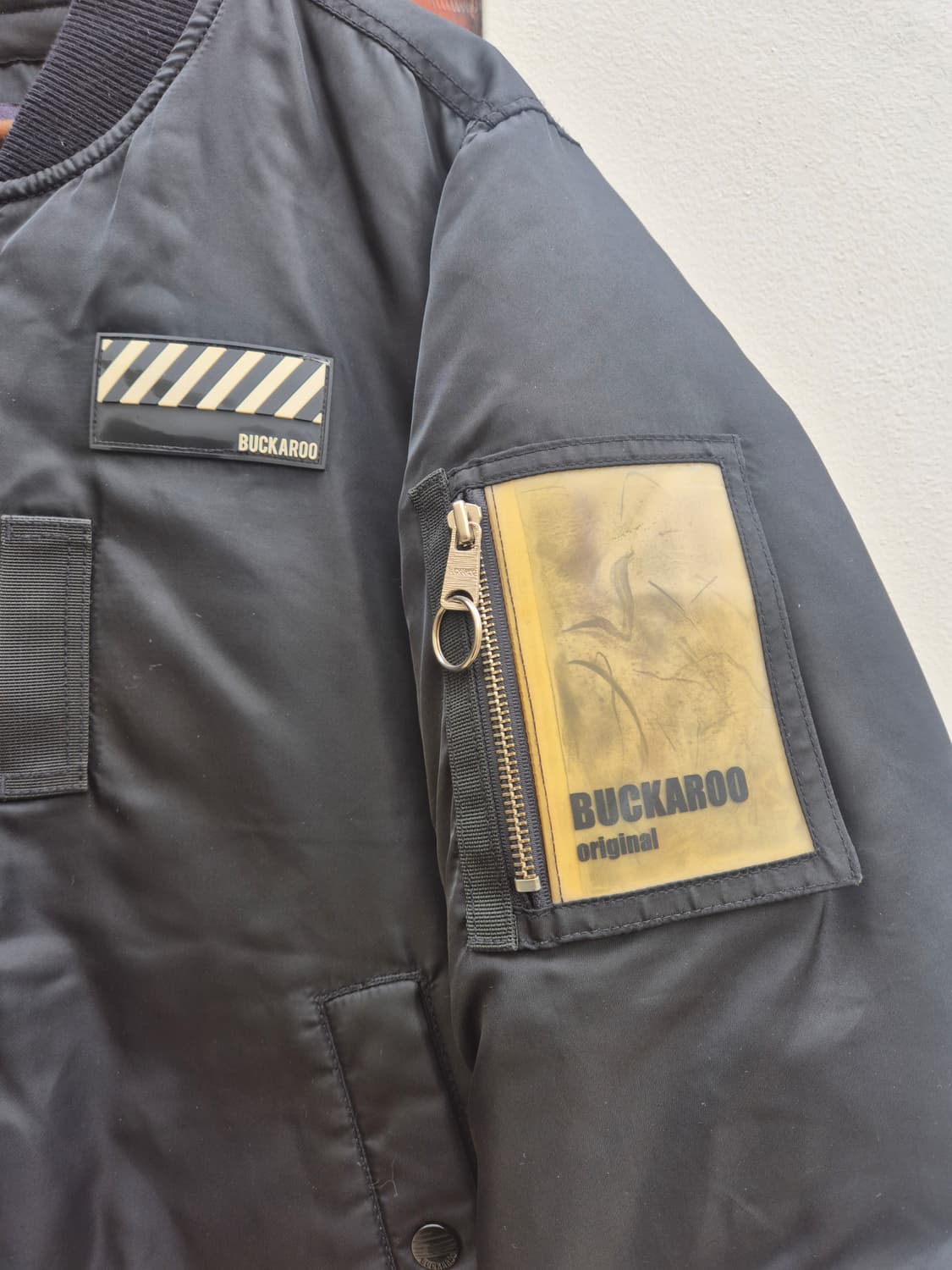 버커루 남녀공용 블랙 MA-1 항공 점퍼 105 상품이미지2