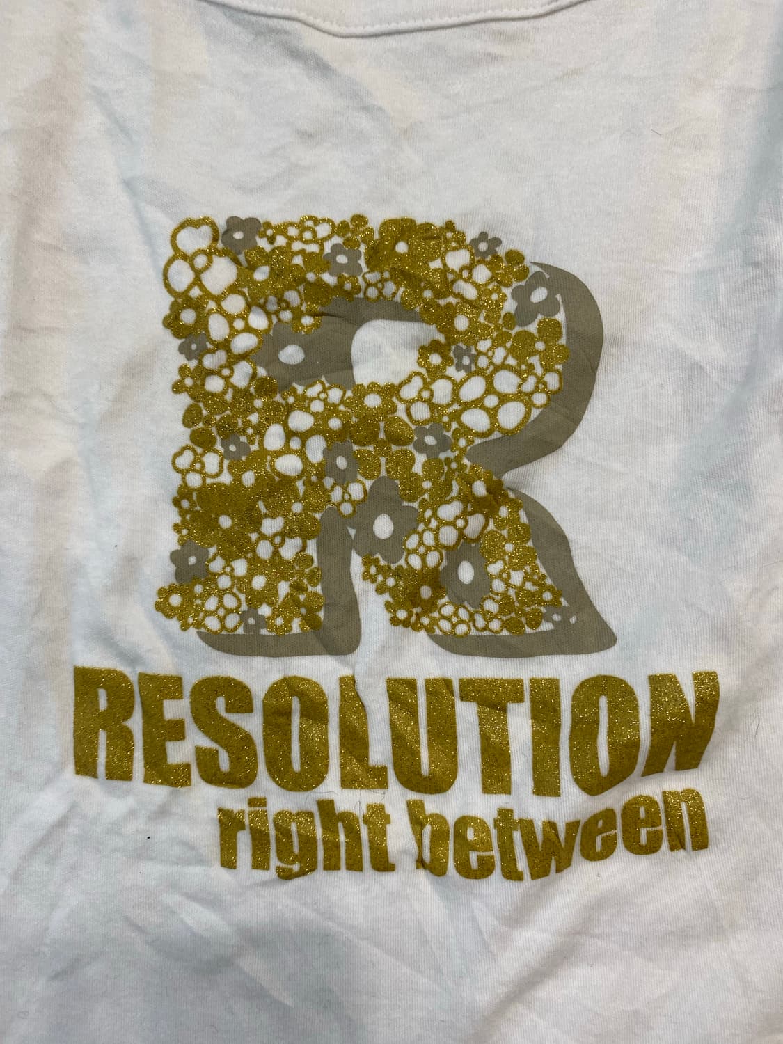 갸루&와투케 Gal&Y2K Gold Chain Detail Tee 상품이미지2