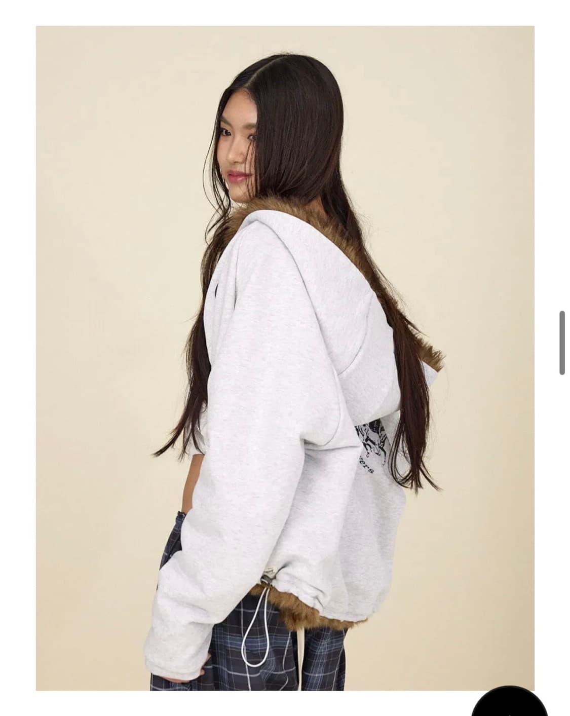 글로니 moor reversible fur jacket 상품이미지3