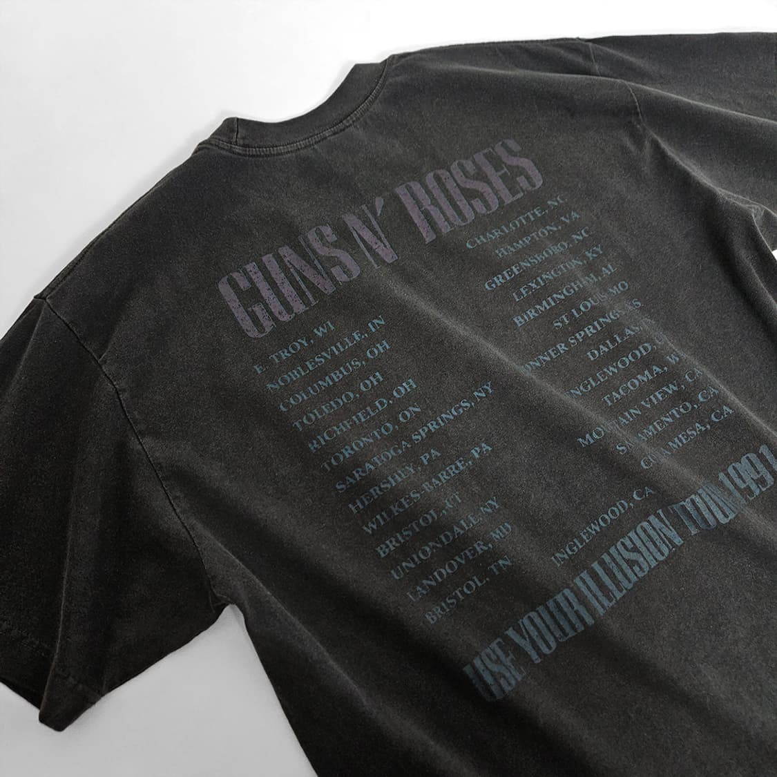 Guns N' 로지스 웨스턴 리벳 페인팅 티셔츠 (dark gray) 상품이미지5