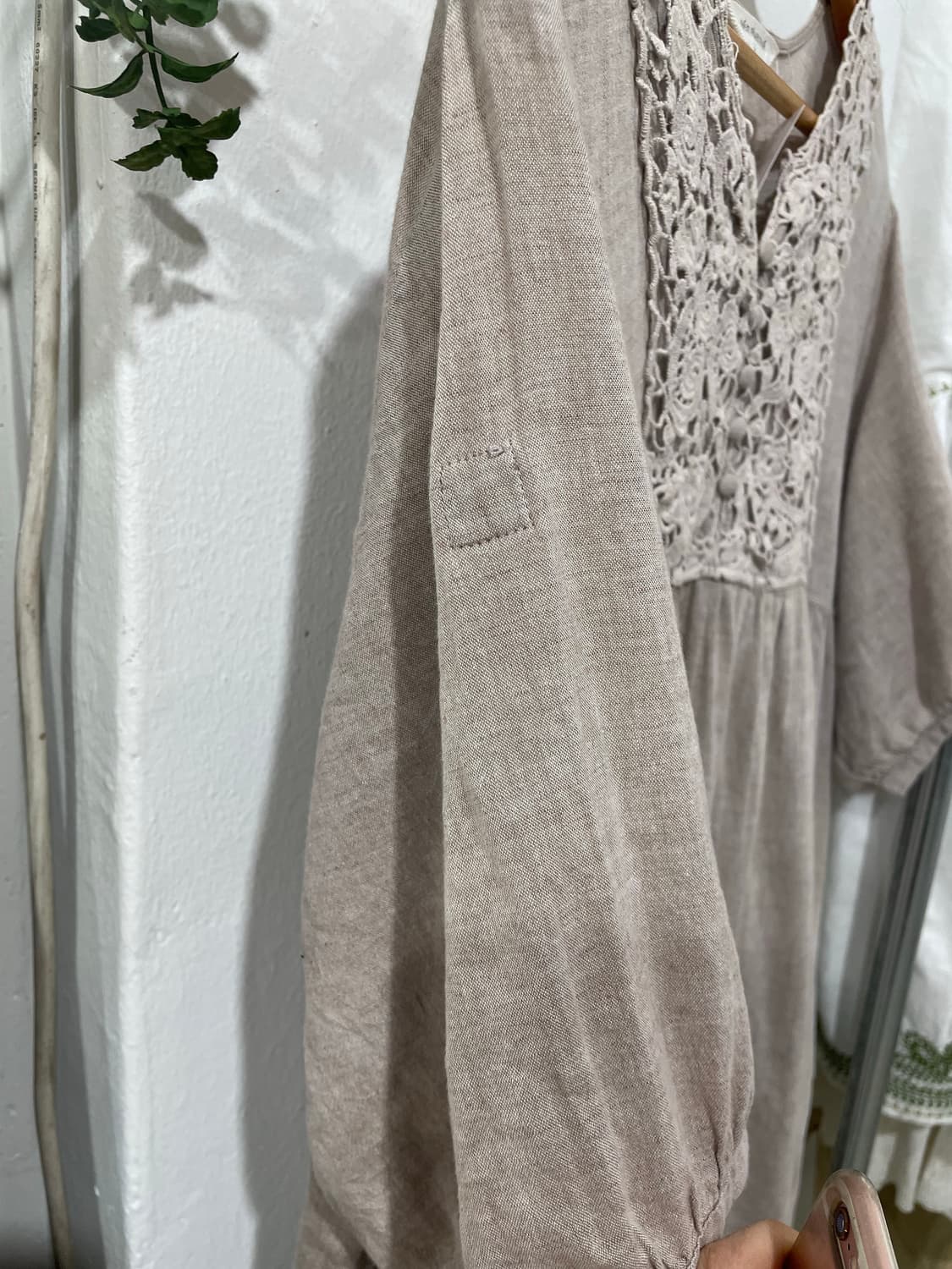 Lace loose-fit Mori dress 상품이미지10