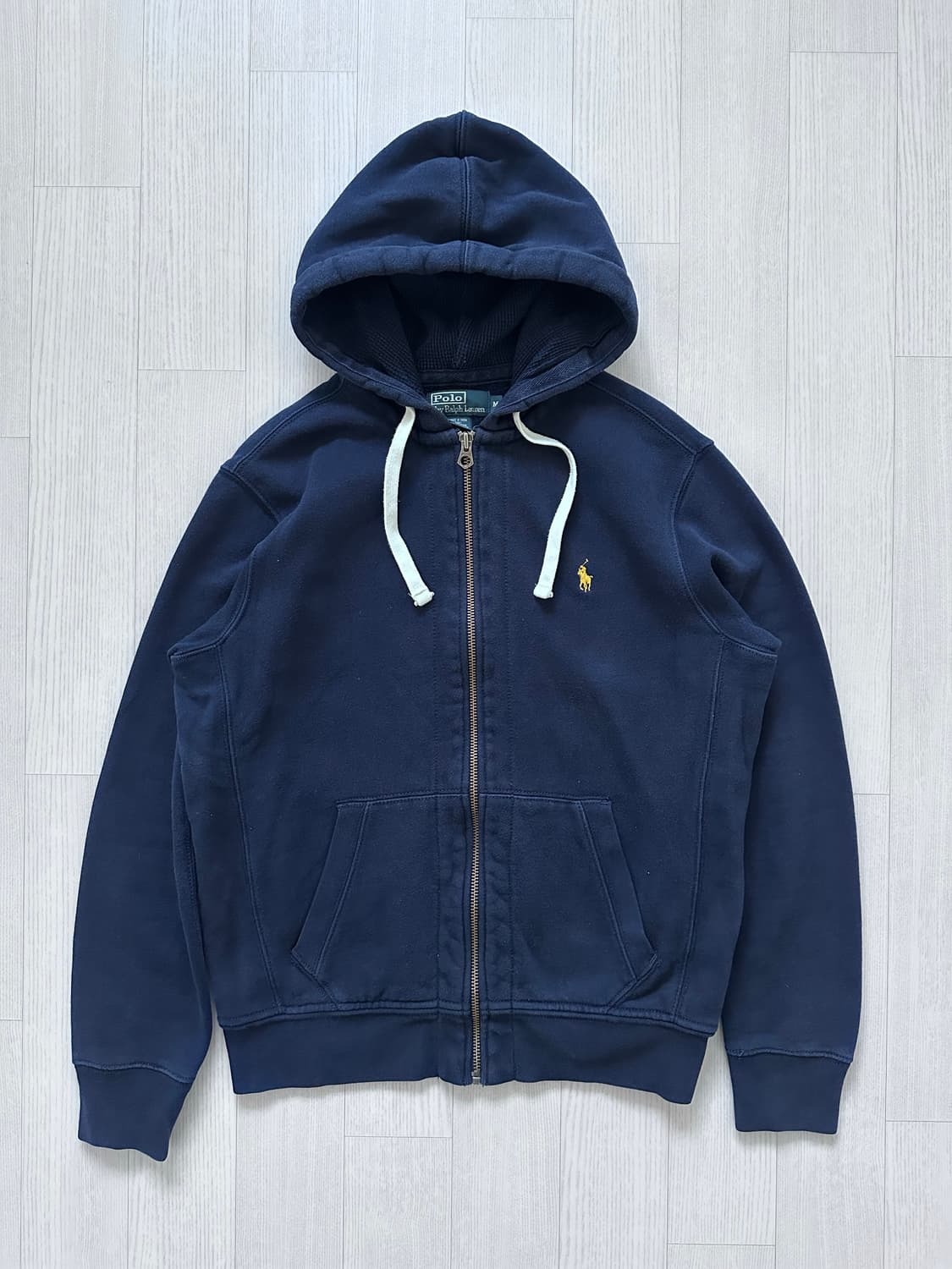 폴로 랄프로렌 포니로고 네이비 써멀 헤비 후드집업 상품이미지5