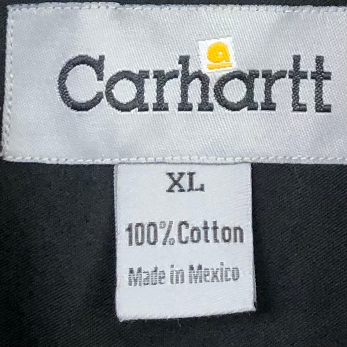 XL 칼하트 블랙 워크 셔츠 상품이미지3