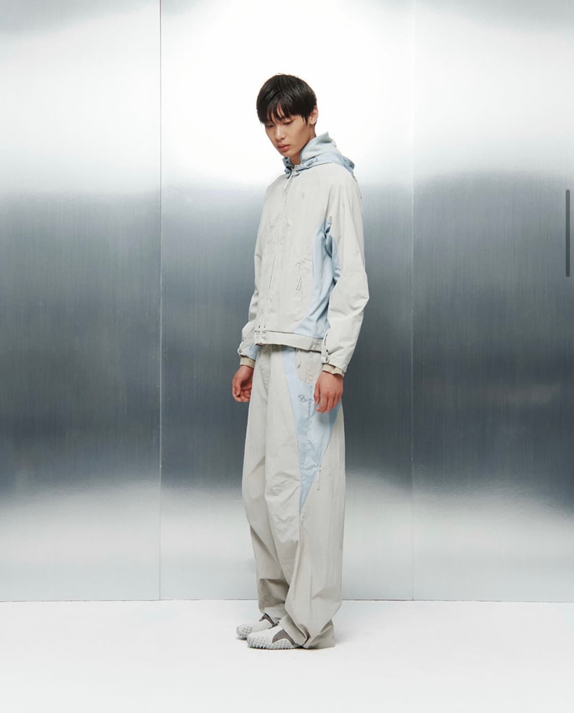 산산기어 콘트레스트 자켓 라이트 그레이 상품이미지2