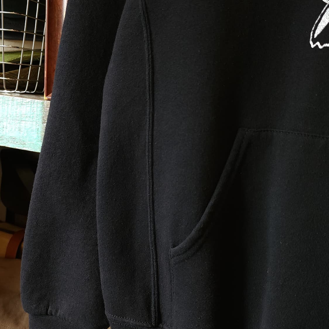 90s 러셀 후드 스웻셔츠 스노우 팀 미국 오리지널 빈티지 L 상품이미지6