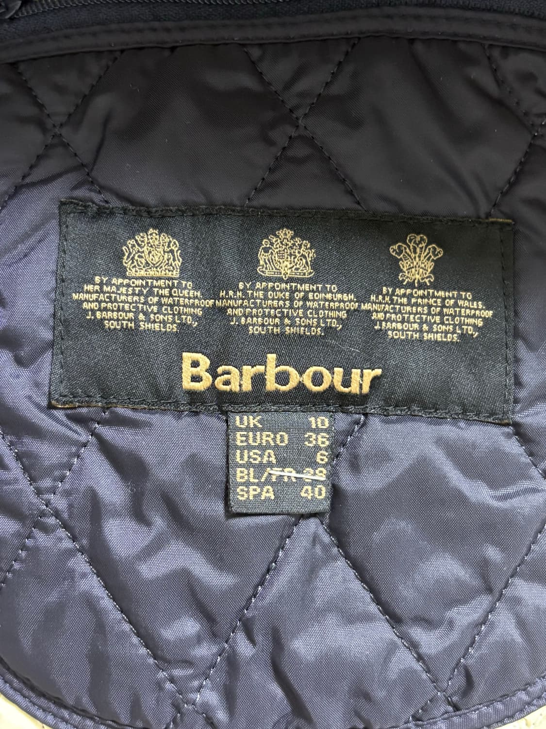 바버 리데스데일 퀼팅자켓 uk10 판매해요 상품이미지4