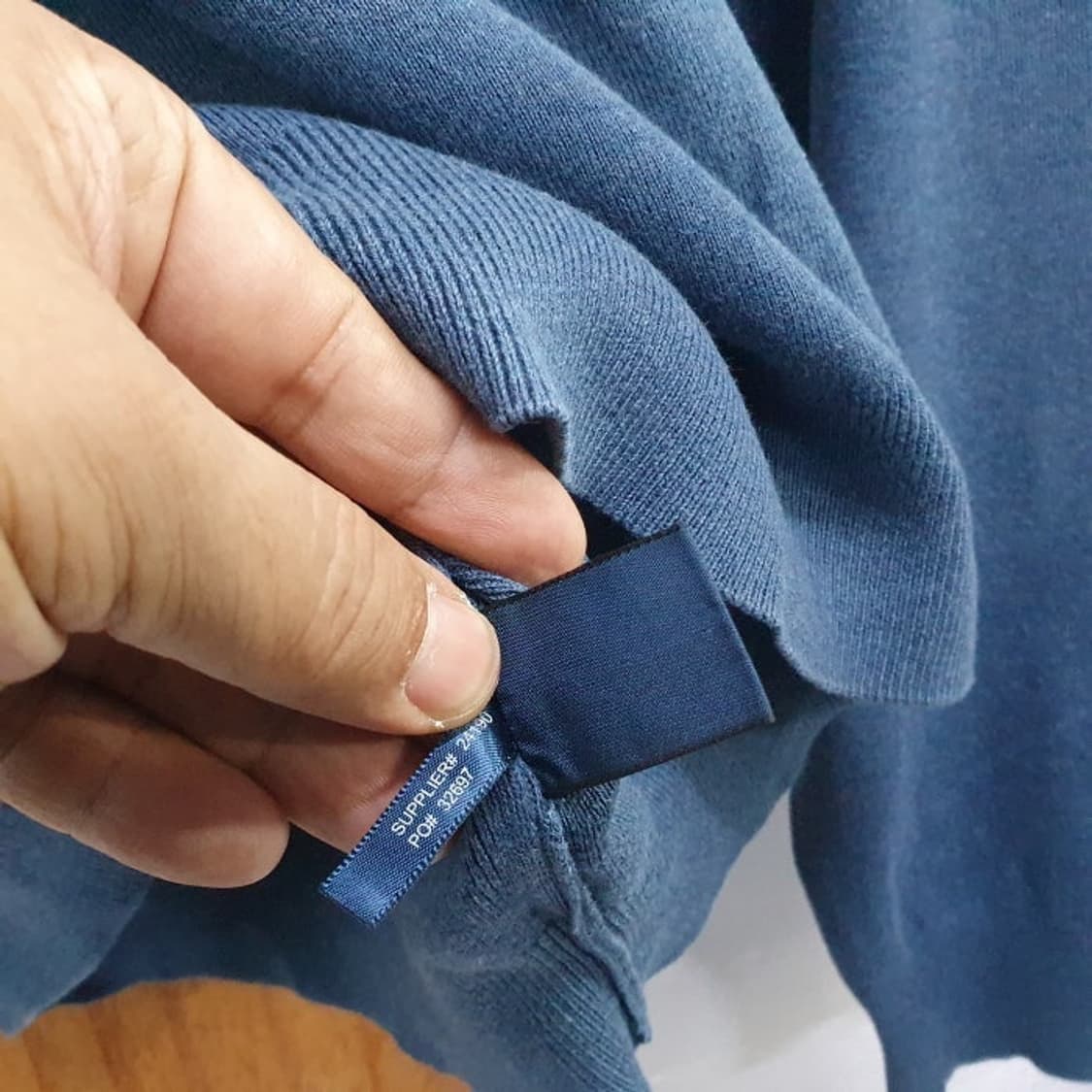 폴로 PIMA COTTON 브이넥 긴팔남자티(95) 상품이미지5