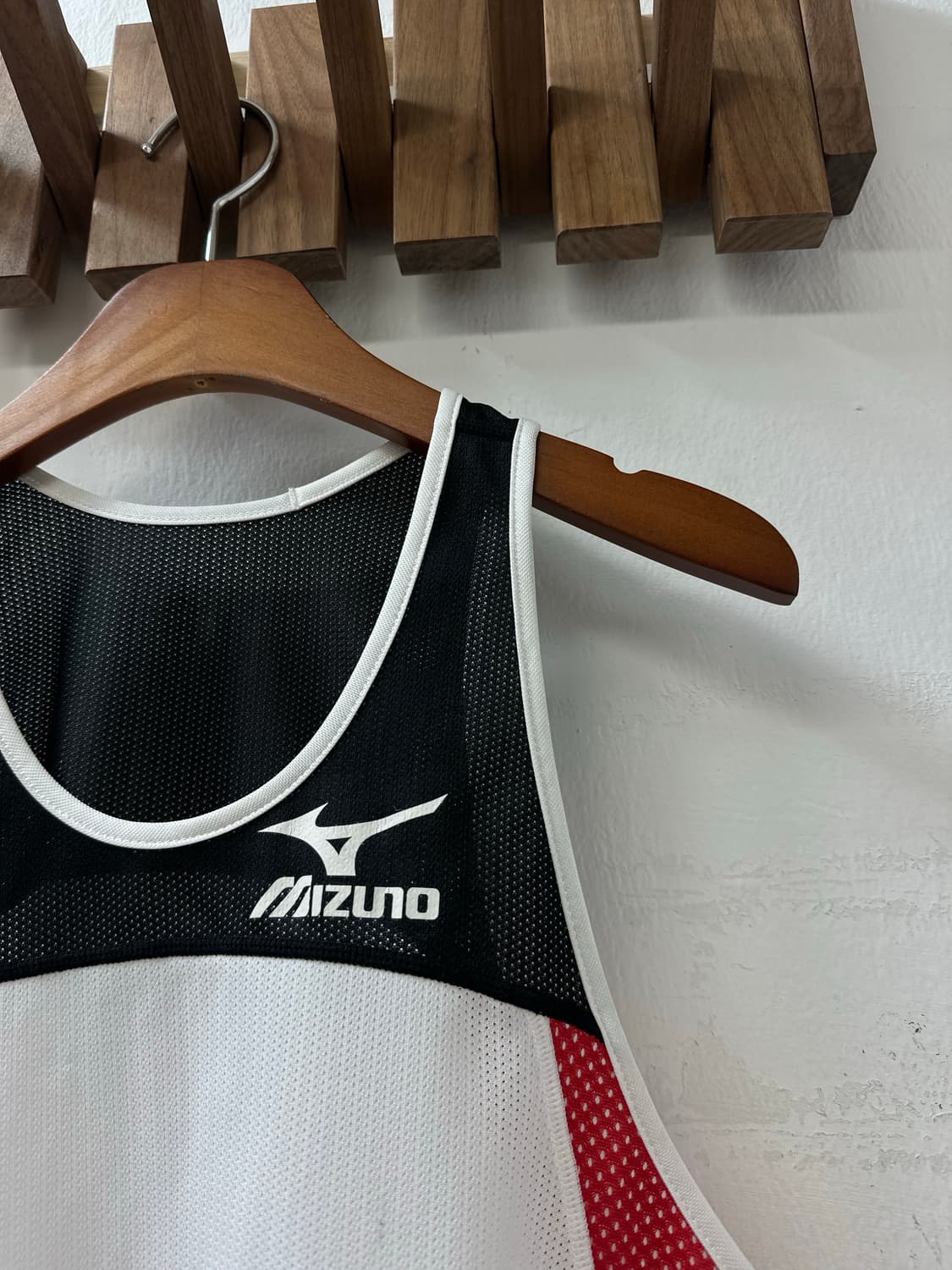 Japan 미즈노 Mizuno 트리컬러 메쉬 러닝  탑 상품이미지3