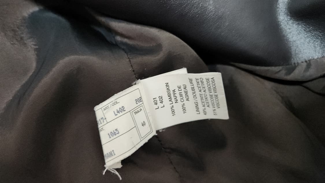 아르마니 꼴레지오니 레더 자켓 상품이미지8