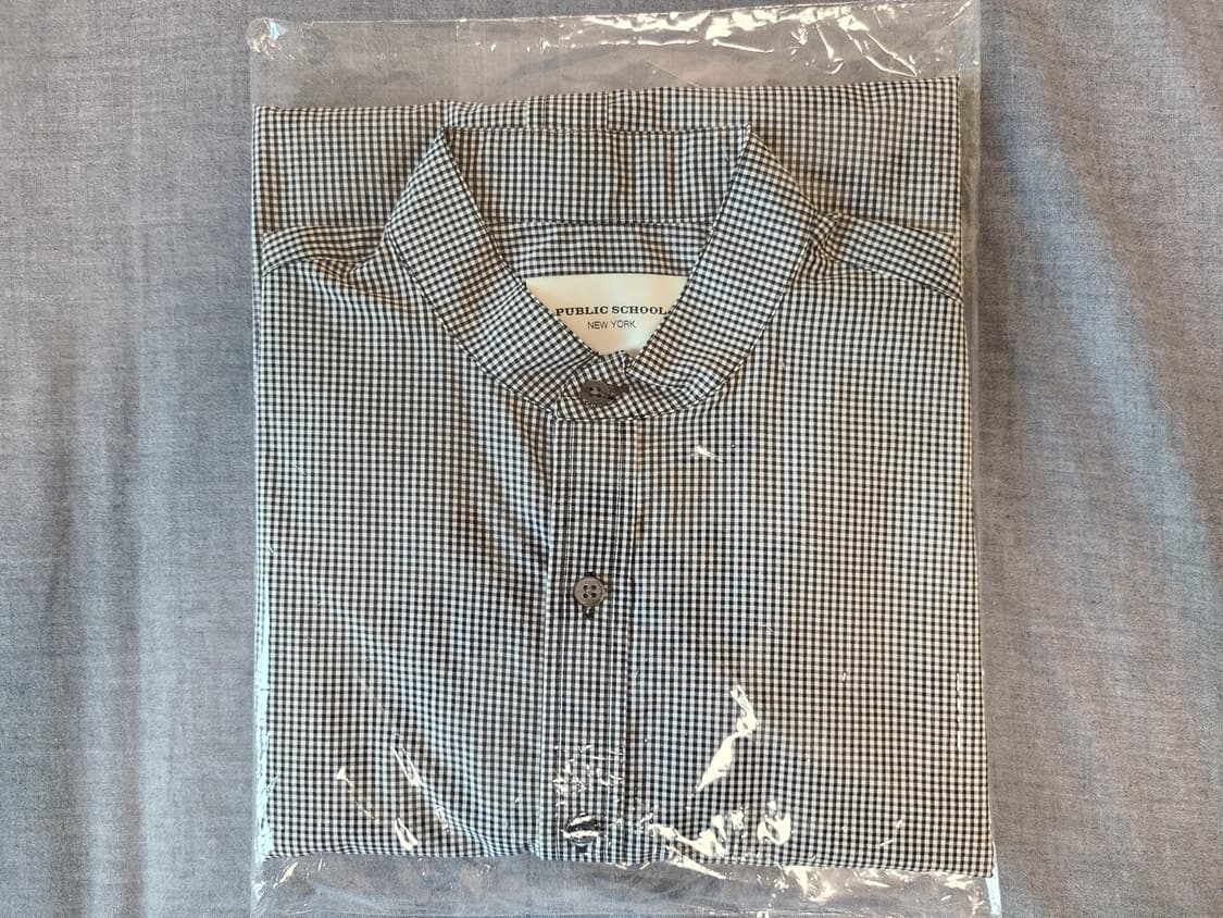 퍼블릭스쿨 레이어드 체크 셔츠 s 상품이미지3