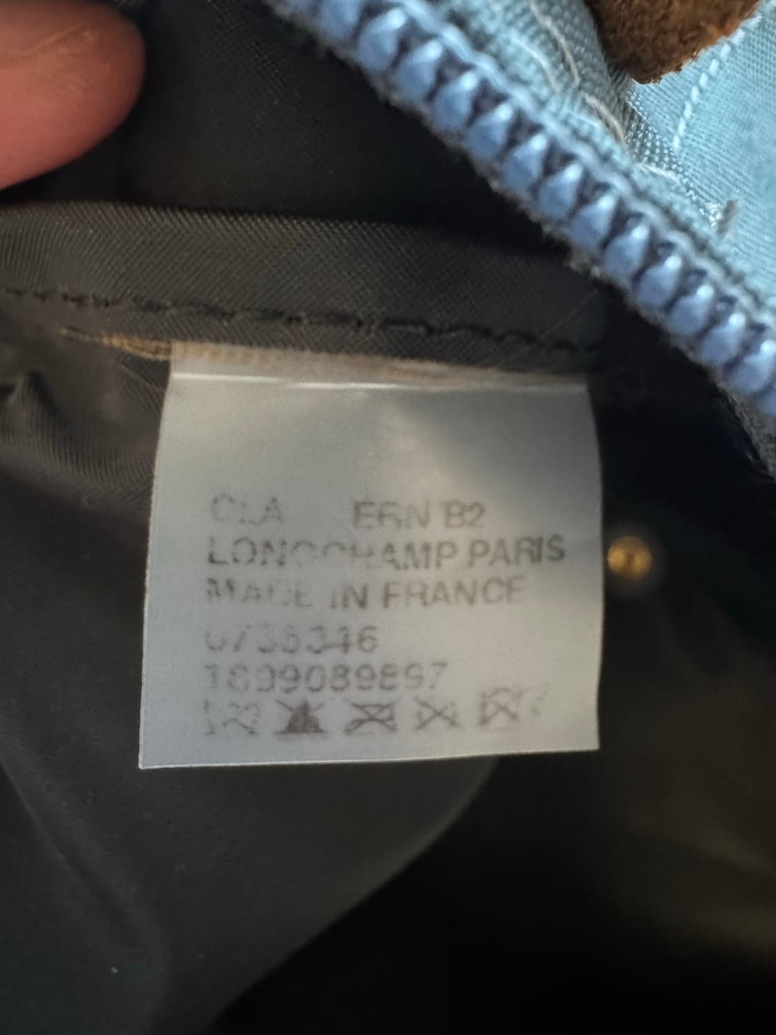 롱샴 르 플리아쥬 오리지널 숄더백 L사이즈 (청록/딥그린) 상품이미지5