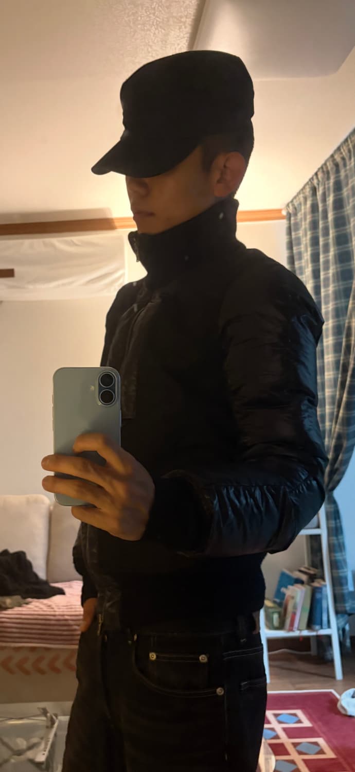 The Viridi Anne 스위칭 다운 봄버 자켓 상품이미지4