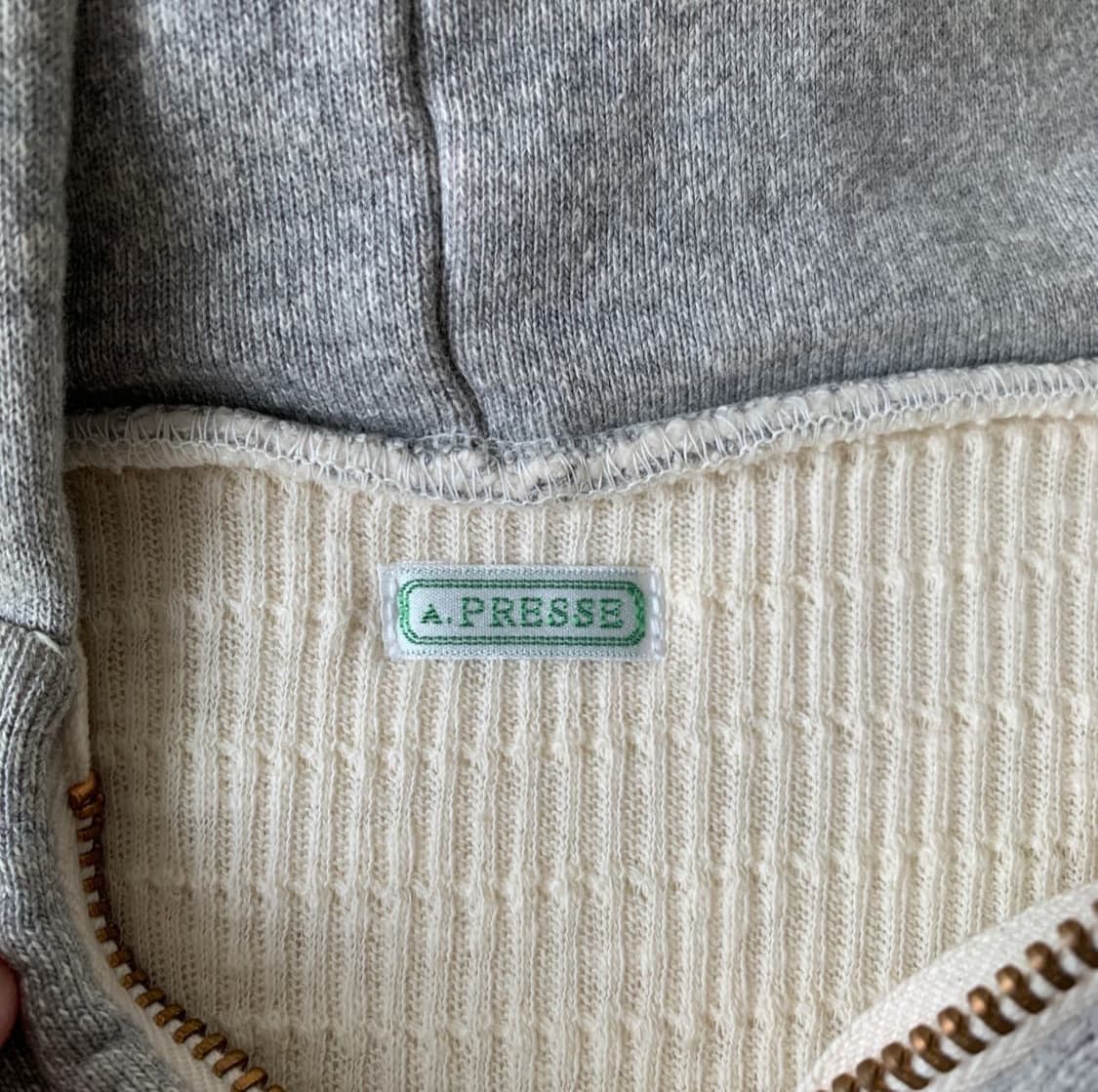 25ss 빈티지 스웻 후드집업 상품이미지3