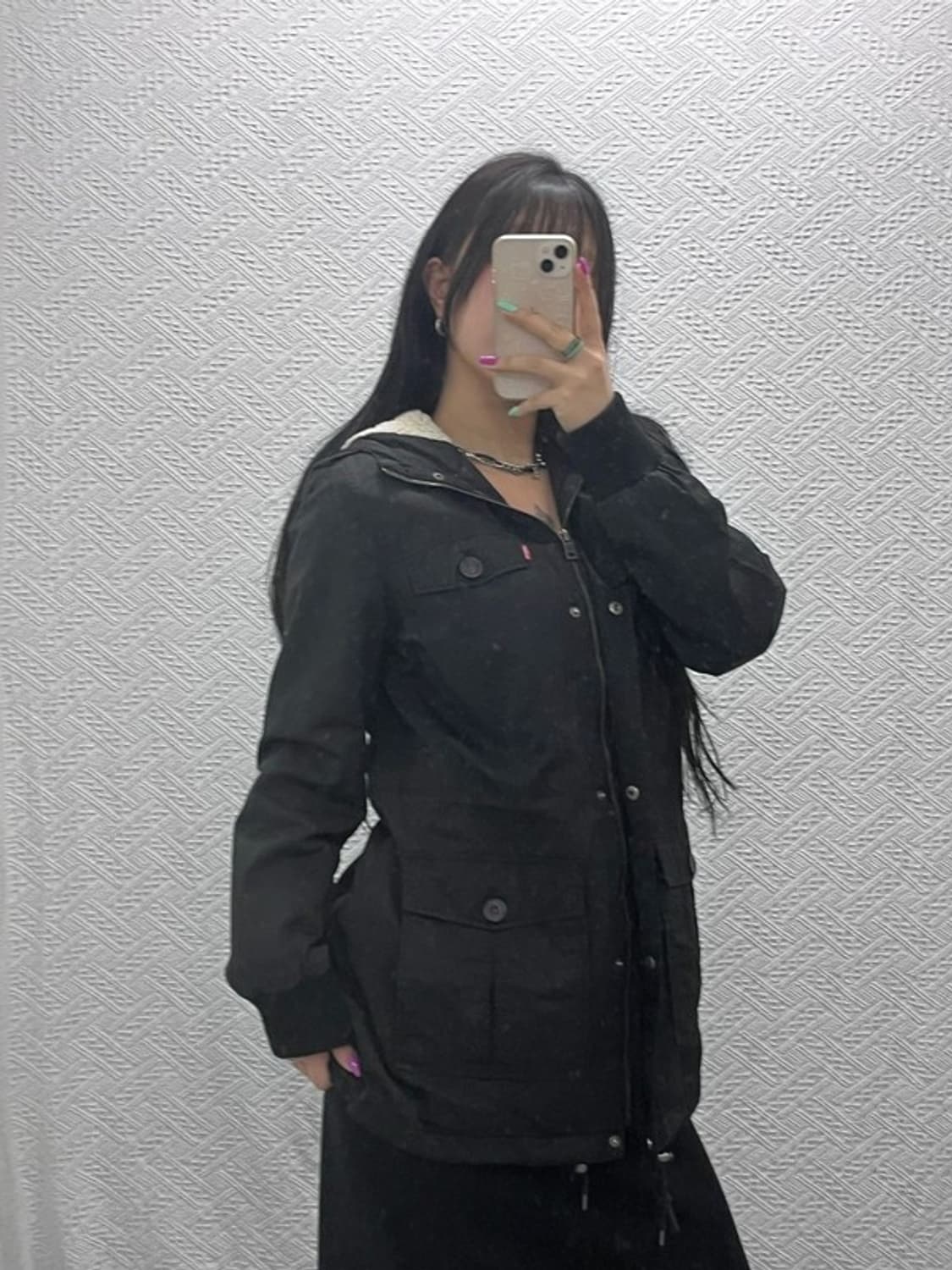 리바이스 빈티지 멀티포켓 양털 미디 야상 자켓 95 C07211 상품이미지2