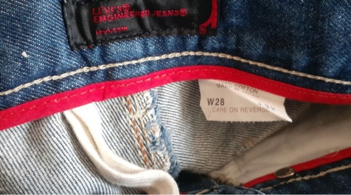 (정품/일본판)리바이스 엔지니어드진 /초판 28-29인치 상품이미지4