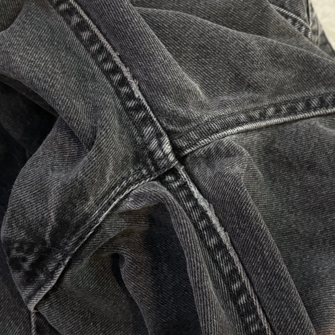 [36/32] 90s USA🇺🇸 리바이스 505 오렌지 탭 블랙 흑청 상품이미지8