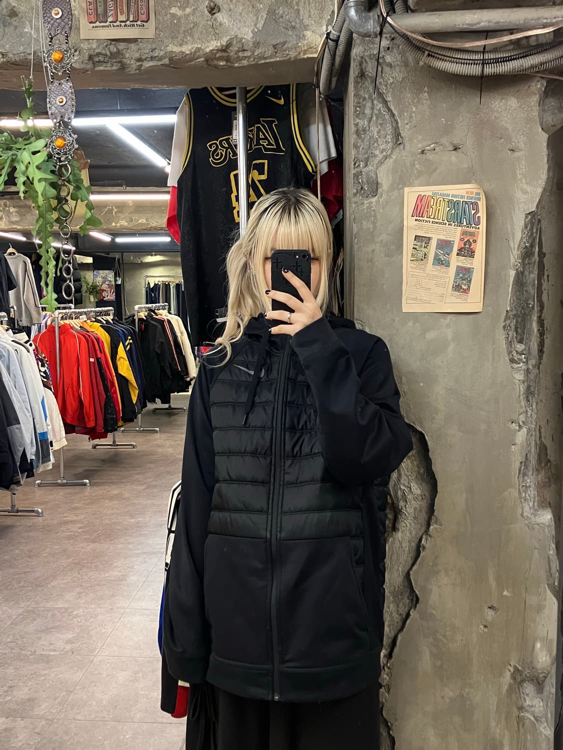 나이키 후드 점퍼 블랙 XL #csz1895  상품이미지2