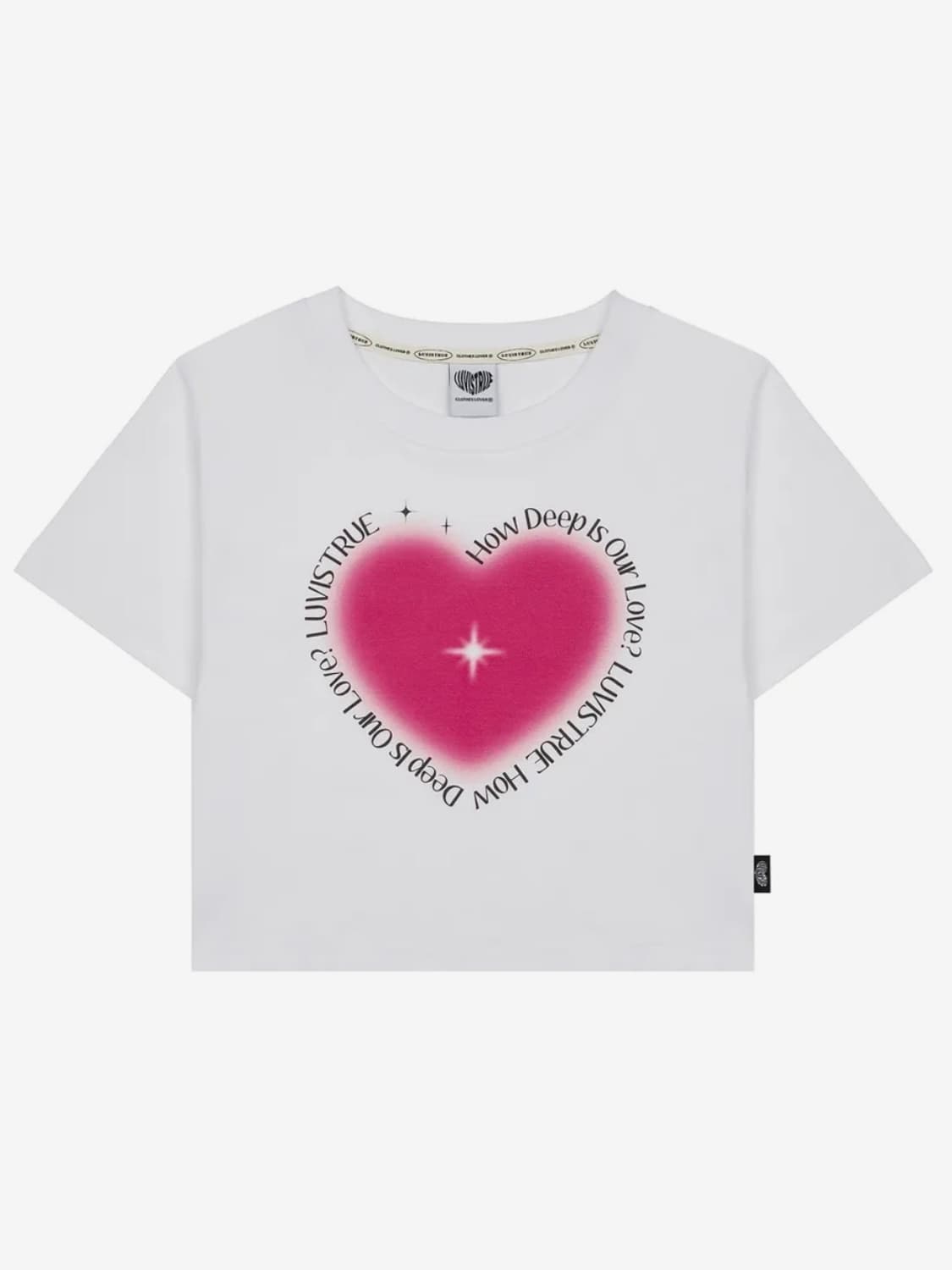 러브이즈트루 하트 반팔 티셔츠 상품이미지1